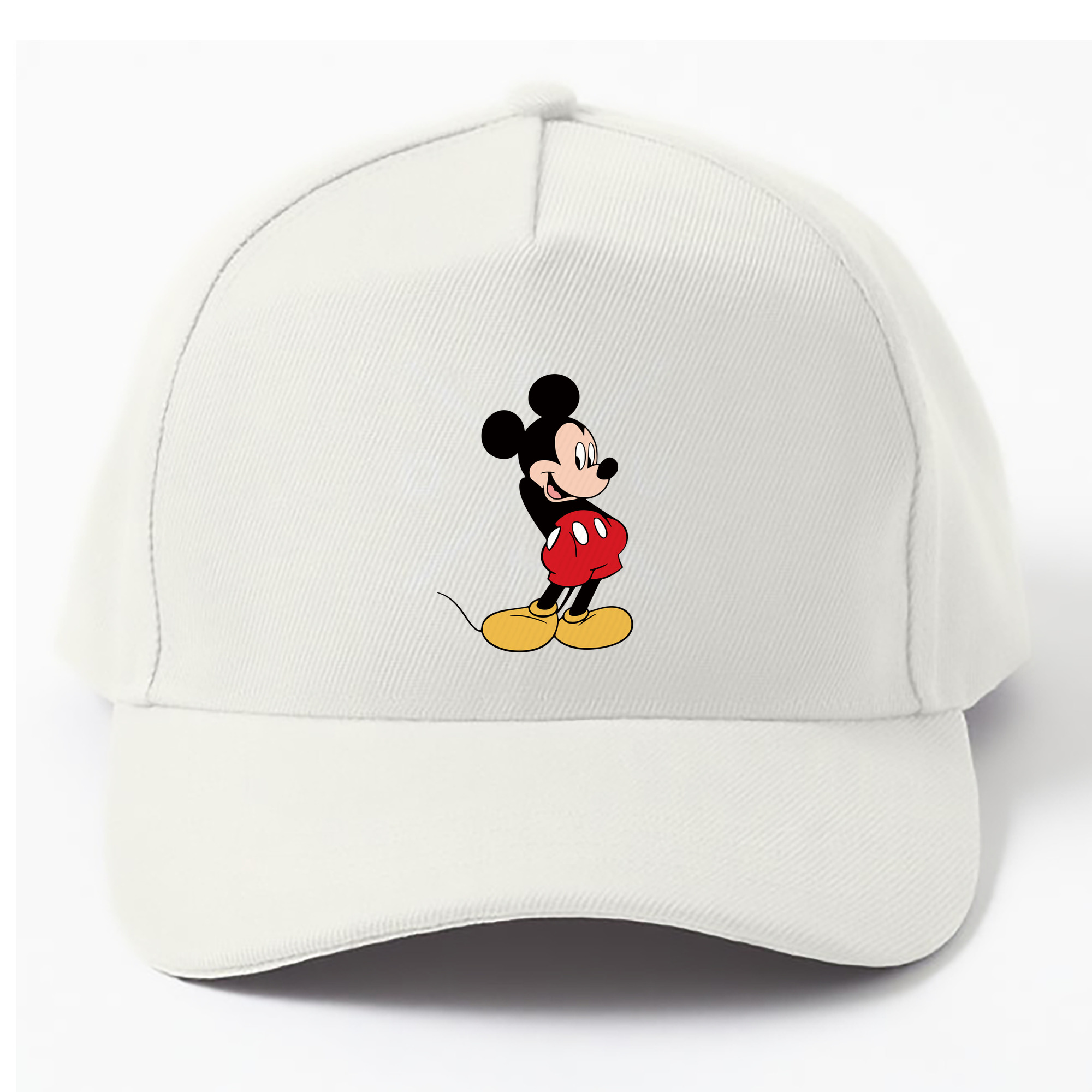 （画像用） ミッキーマウス Mickey Mouse ベースボールキャップ 綿100％ 男女兼用 帽子 スポーツ