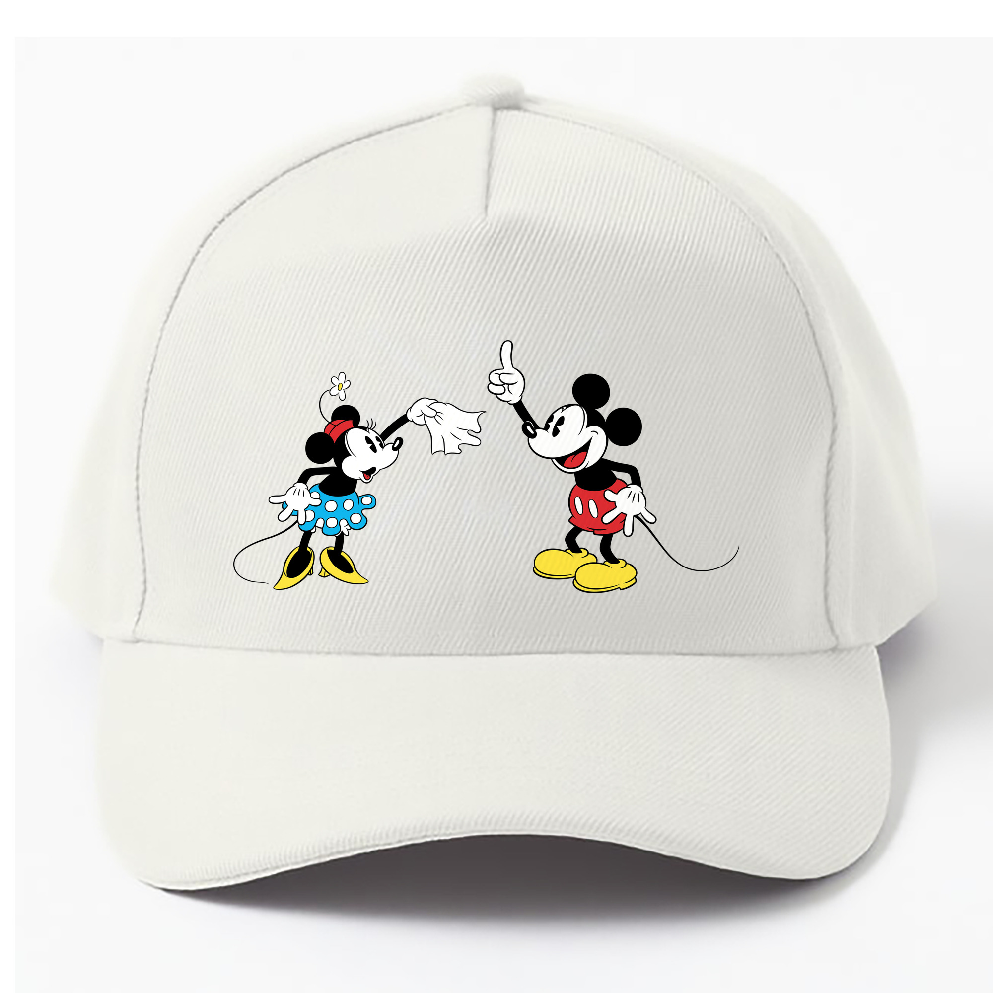 （画像用） ミッキーマウス Mickey Mouse ベースボールキャップ 綿100％ 男女兼用 帽子 スポーツ