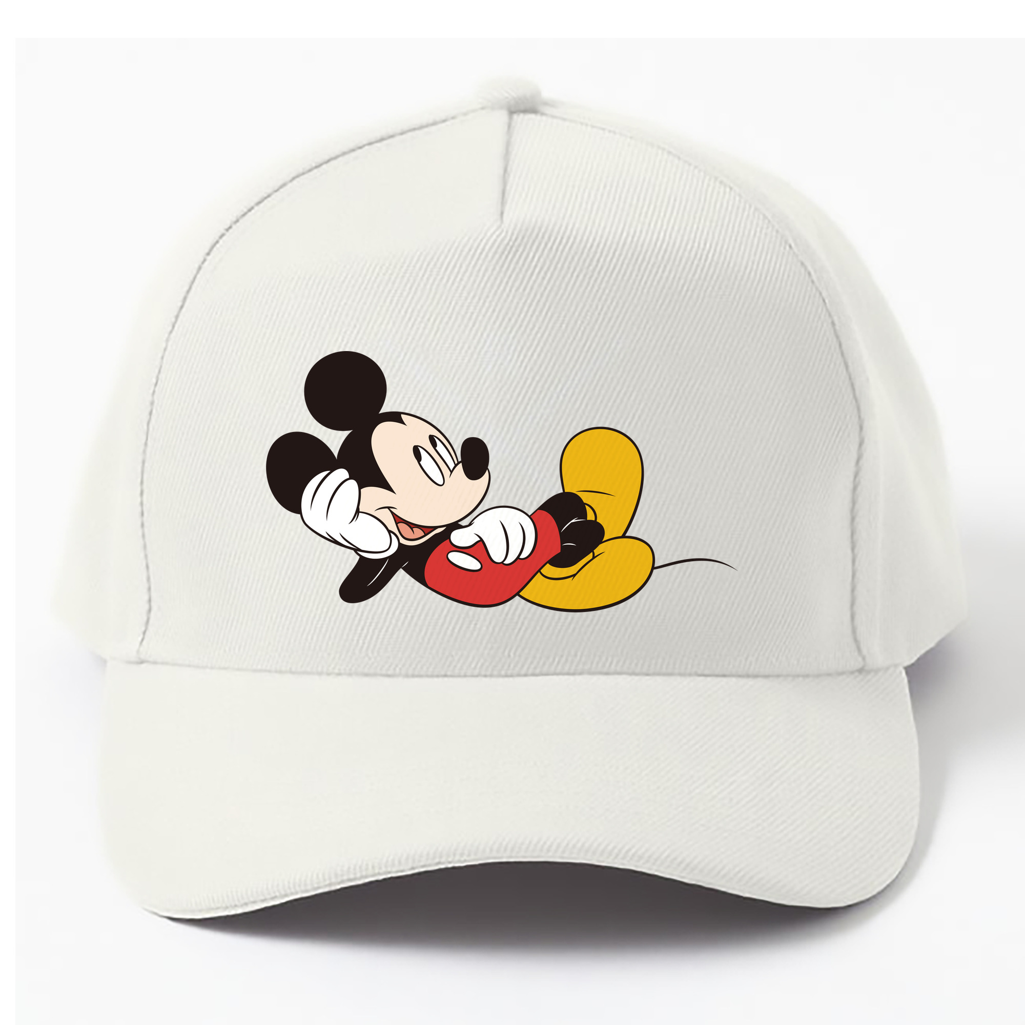 （画像用） ミッキーマウス Mickey Mouse ベースボールキャップ 綿100％ 男女兼用 帽子 スポーツ