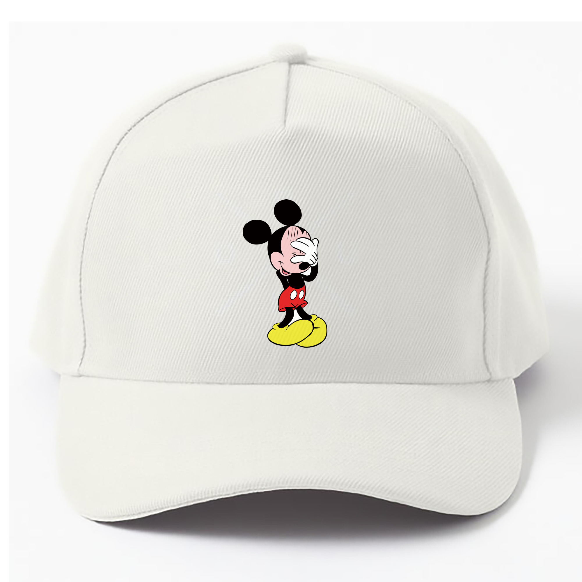 （画像用） ミッキーマウス Mickey Mouse ベースボールキャップ 綿100％ 男女兼用 帽子 スポーツ