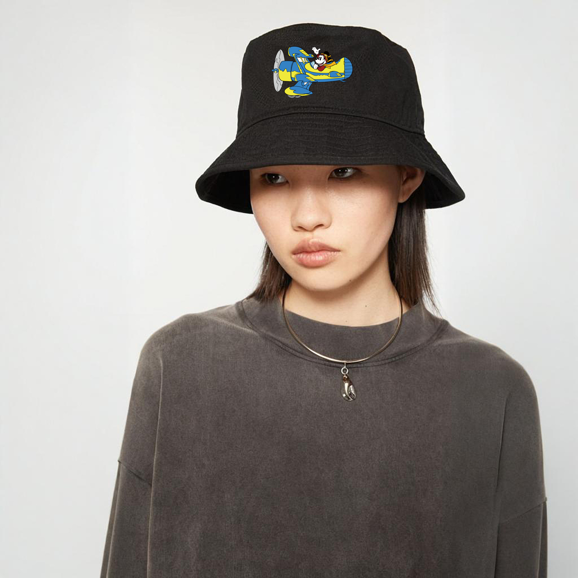 ミッキーマウス Mickey Mouse アウトドア日除けバケットハット