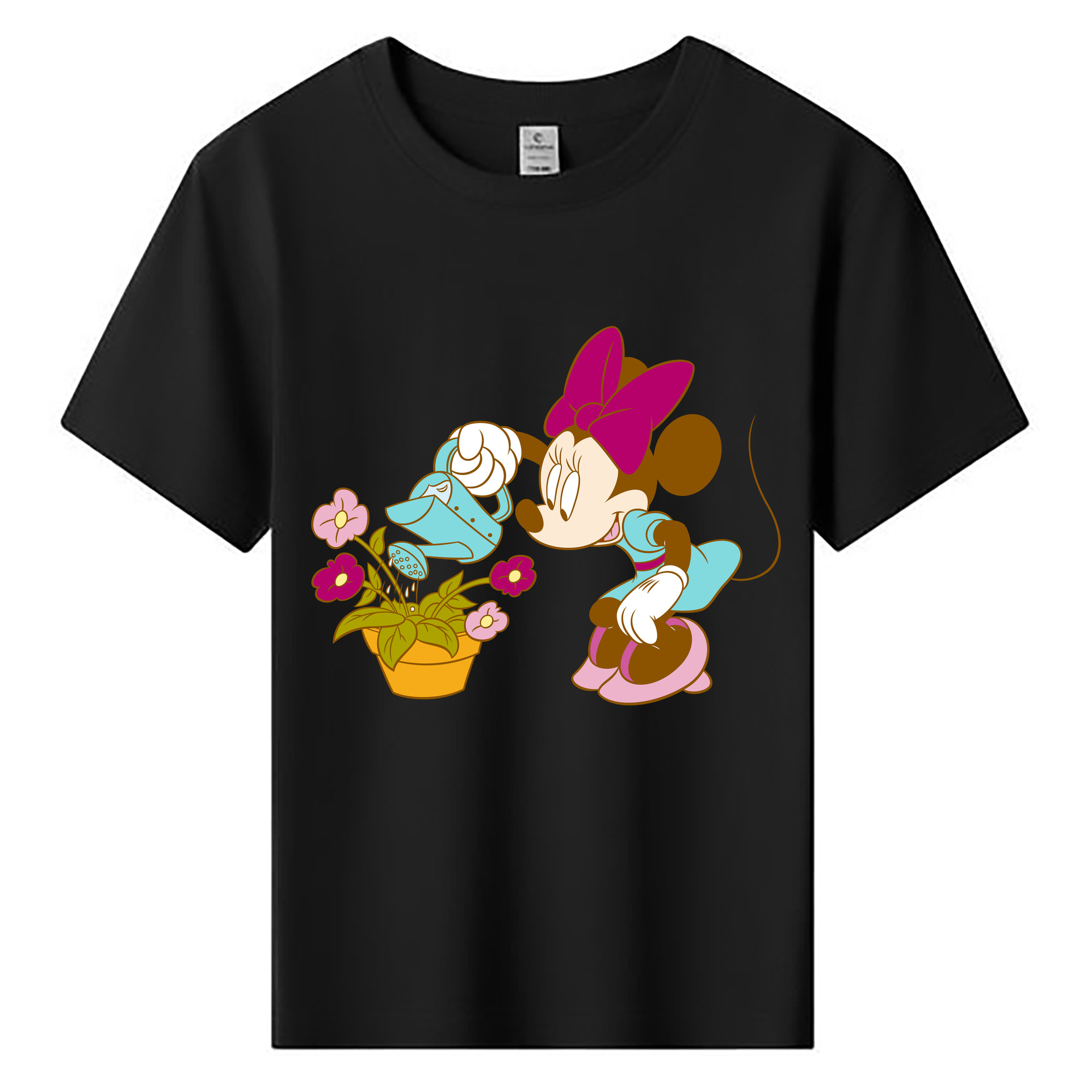 ミッキーマウス Mickey Mouse 綿100％キッズTシャツ（フロントプリント）