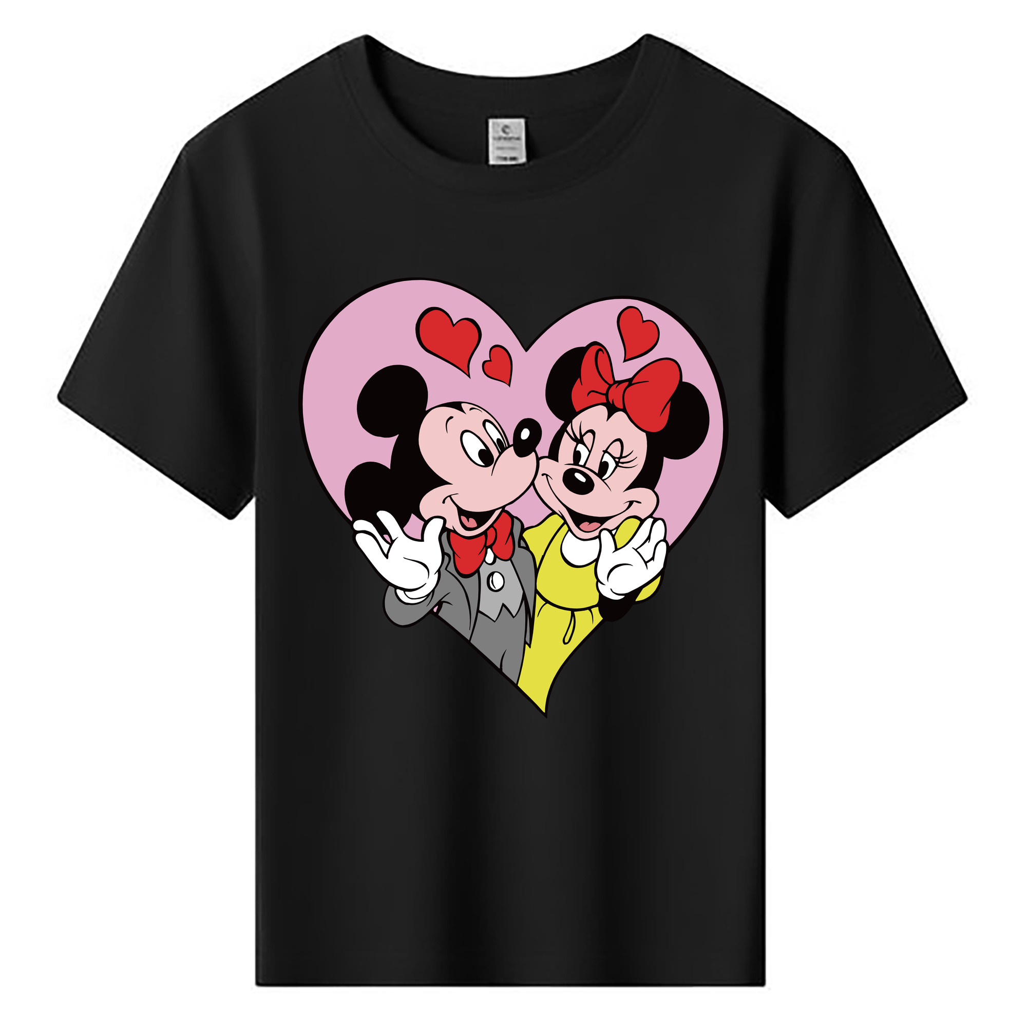 ミッキーマウス Mickey Mouse 綿100％キッズTシャツ（フロントプリント）
