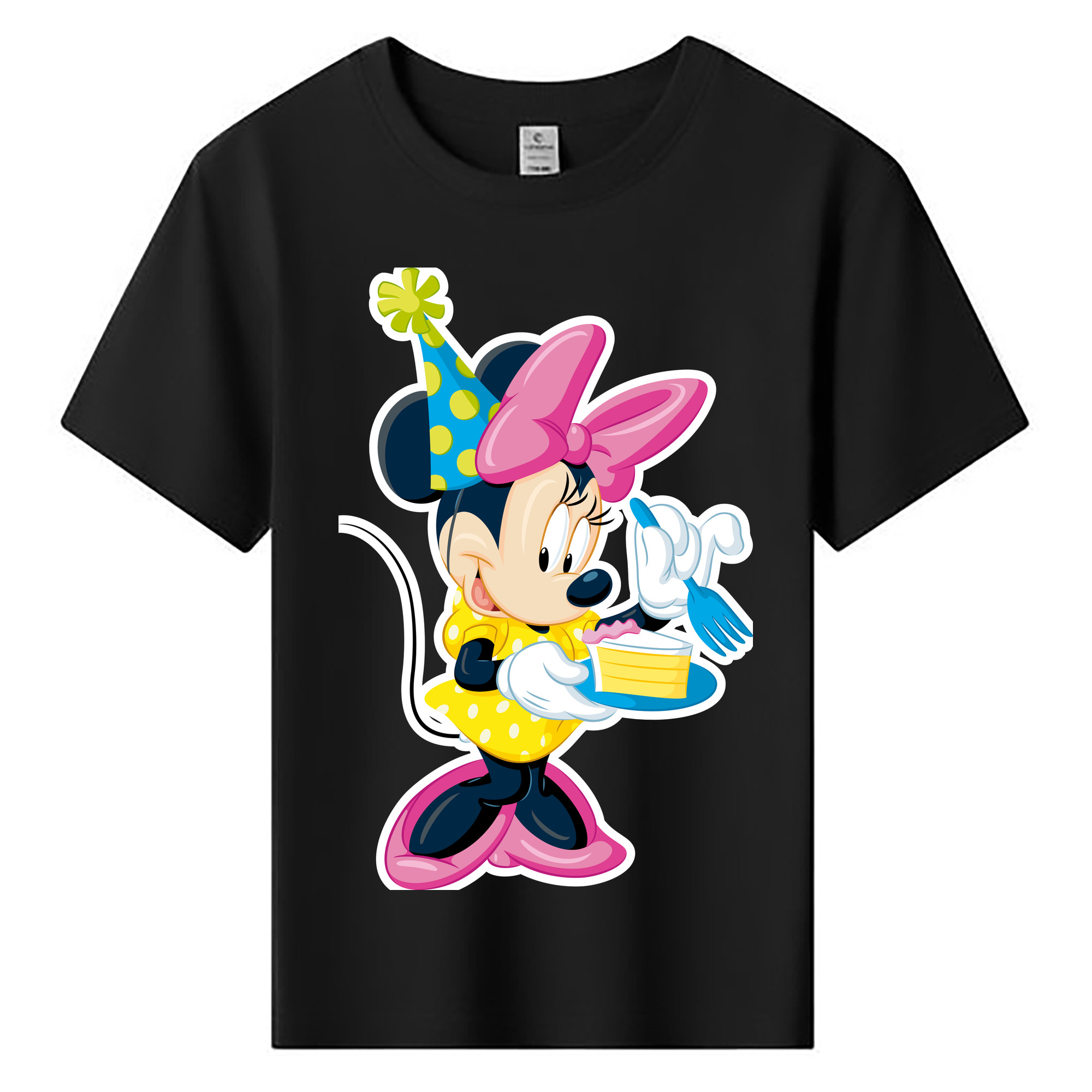 ミッキーマウス Mickey Mouse 綿100％キッズTシャツ（フロントプリント）