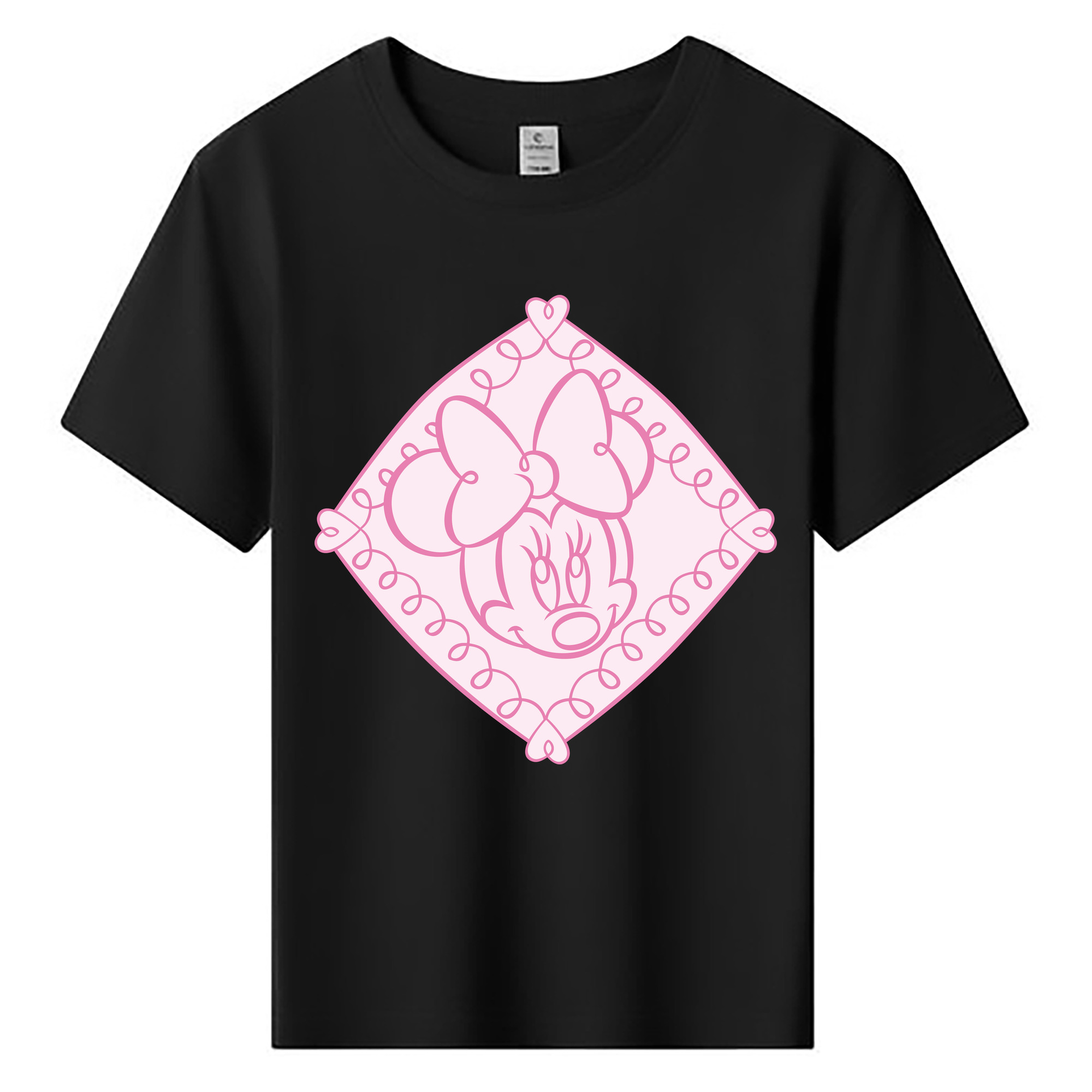 ミッキーマウス Mickey Mouse 綿100％キッズTシャツ（フロントプリント）