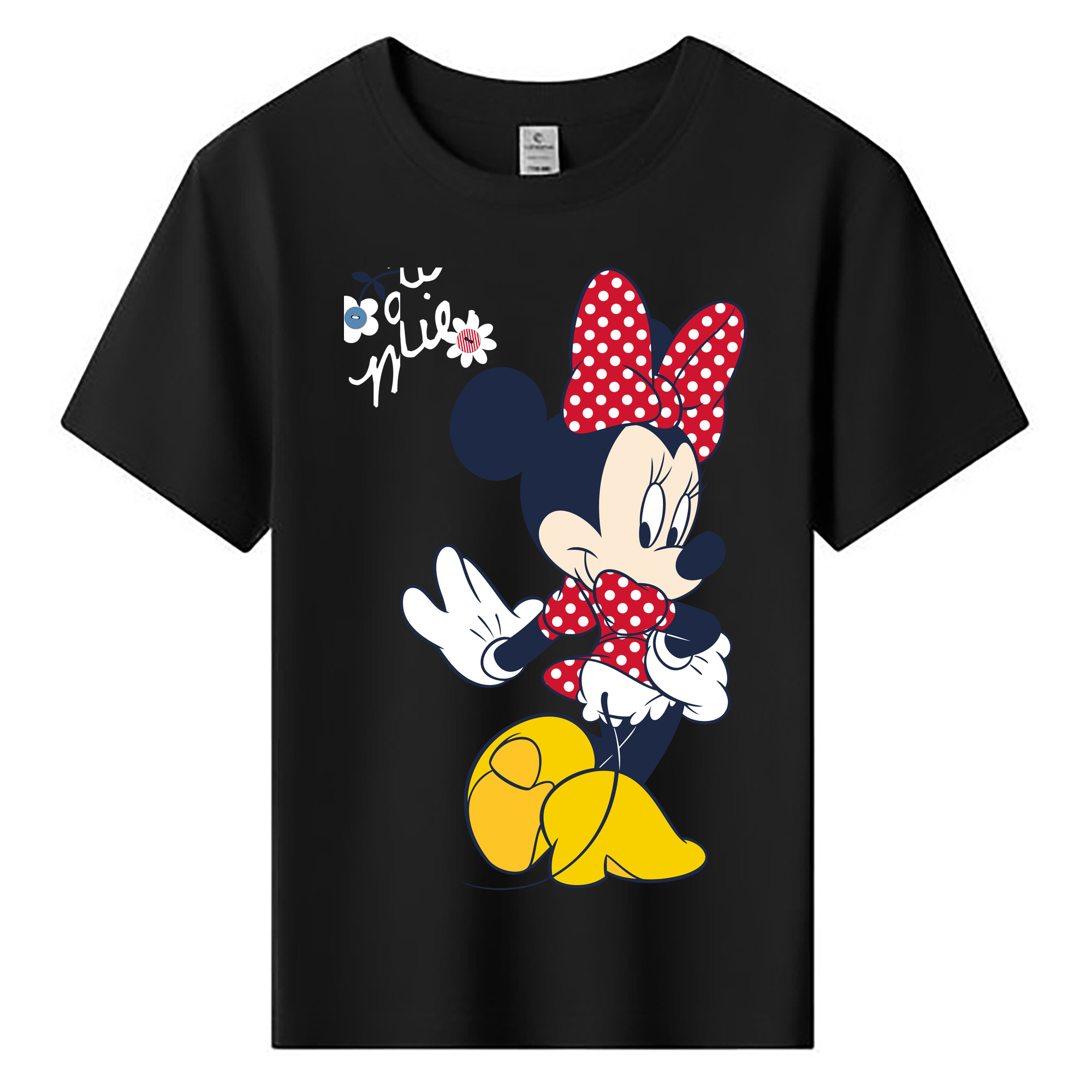 ミッキーマウス Mickey Mouse 綿100％キッズTシャツ（フロントプリント）