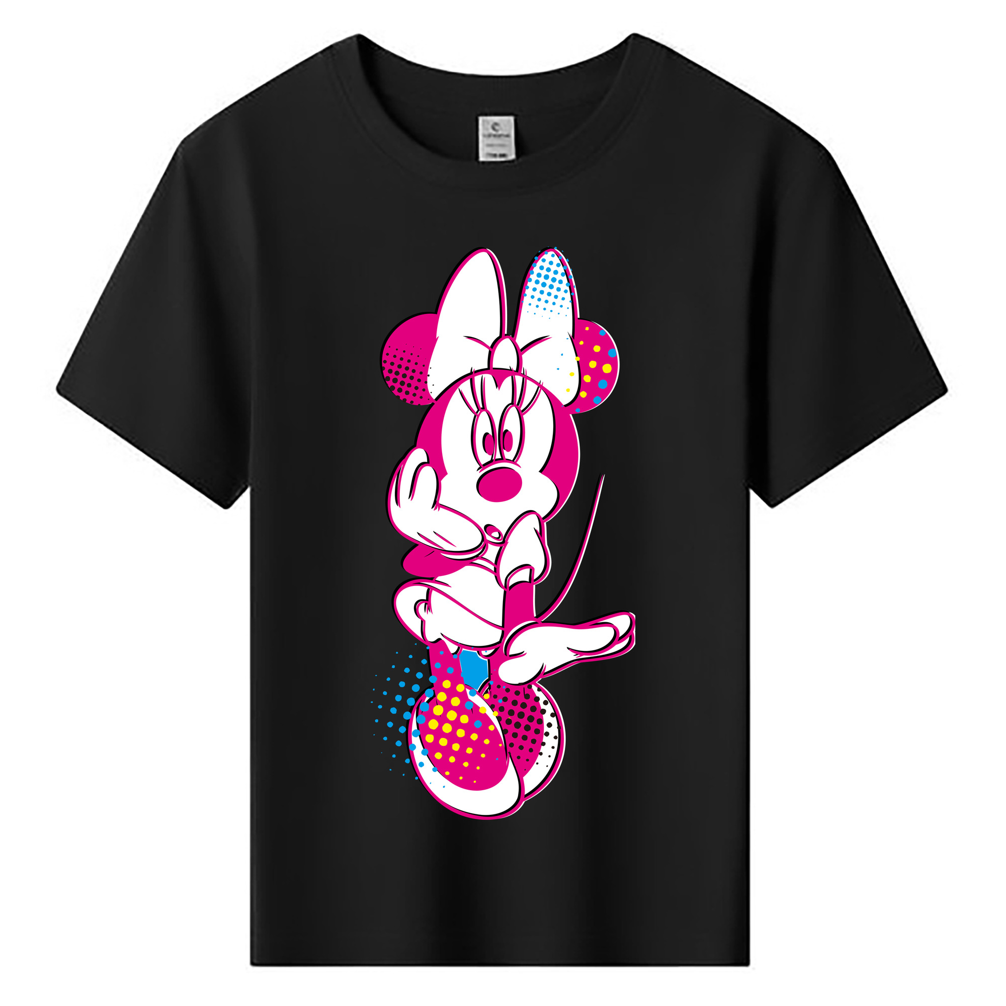 ミッキーマウス Mickey Mouse 綿100％キッズTシャツ（フロントプリント）