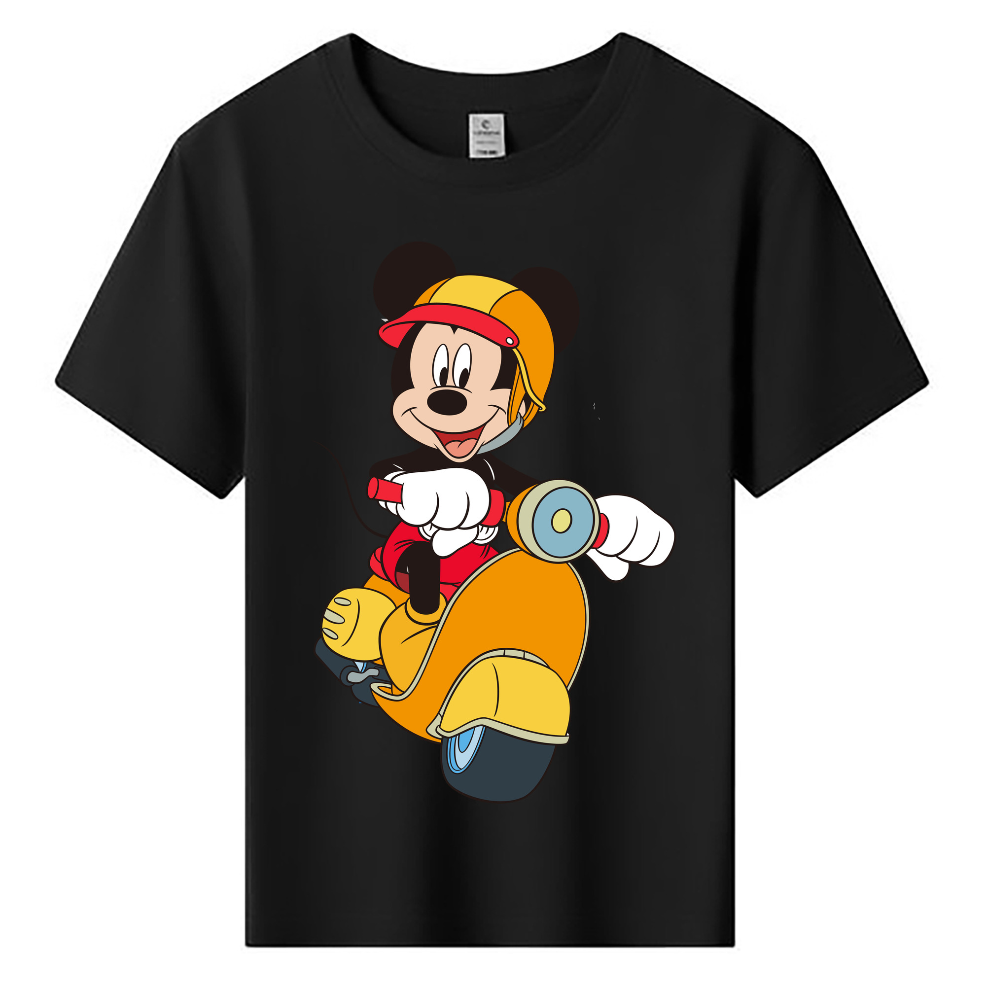 ミッキーマウス Mickey Mouse 綿100％キッズTシャツ（フロントプリント）