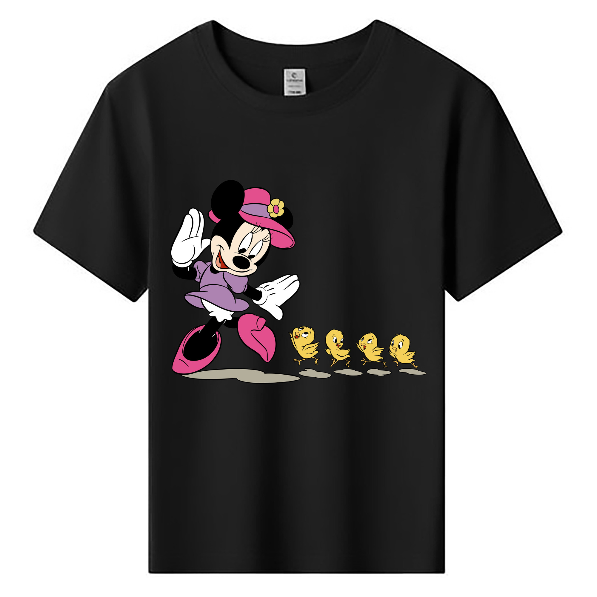 ミッキーマウス Mickey Mouse 綿100％キッズTシャツ（フロントプリント）