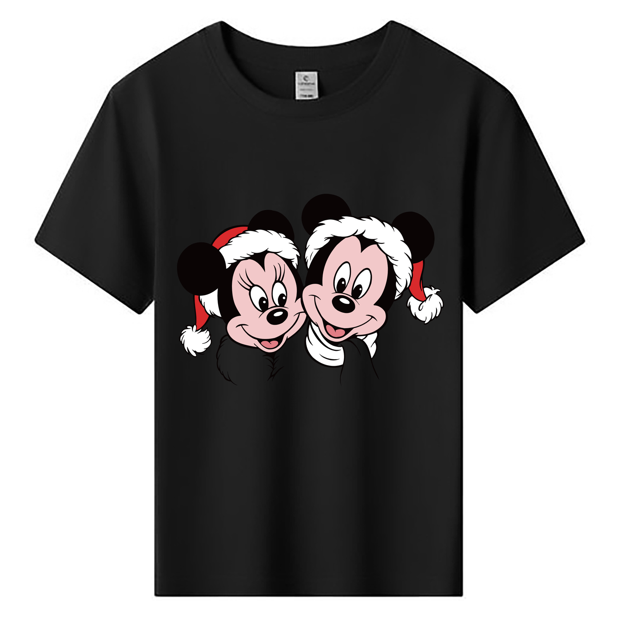 ミッキーマウス Mickey Mouse 綿100％キッズTシャツ（フロントプリント）