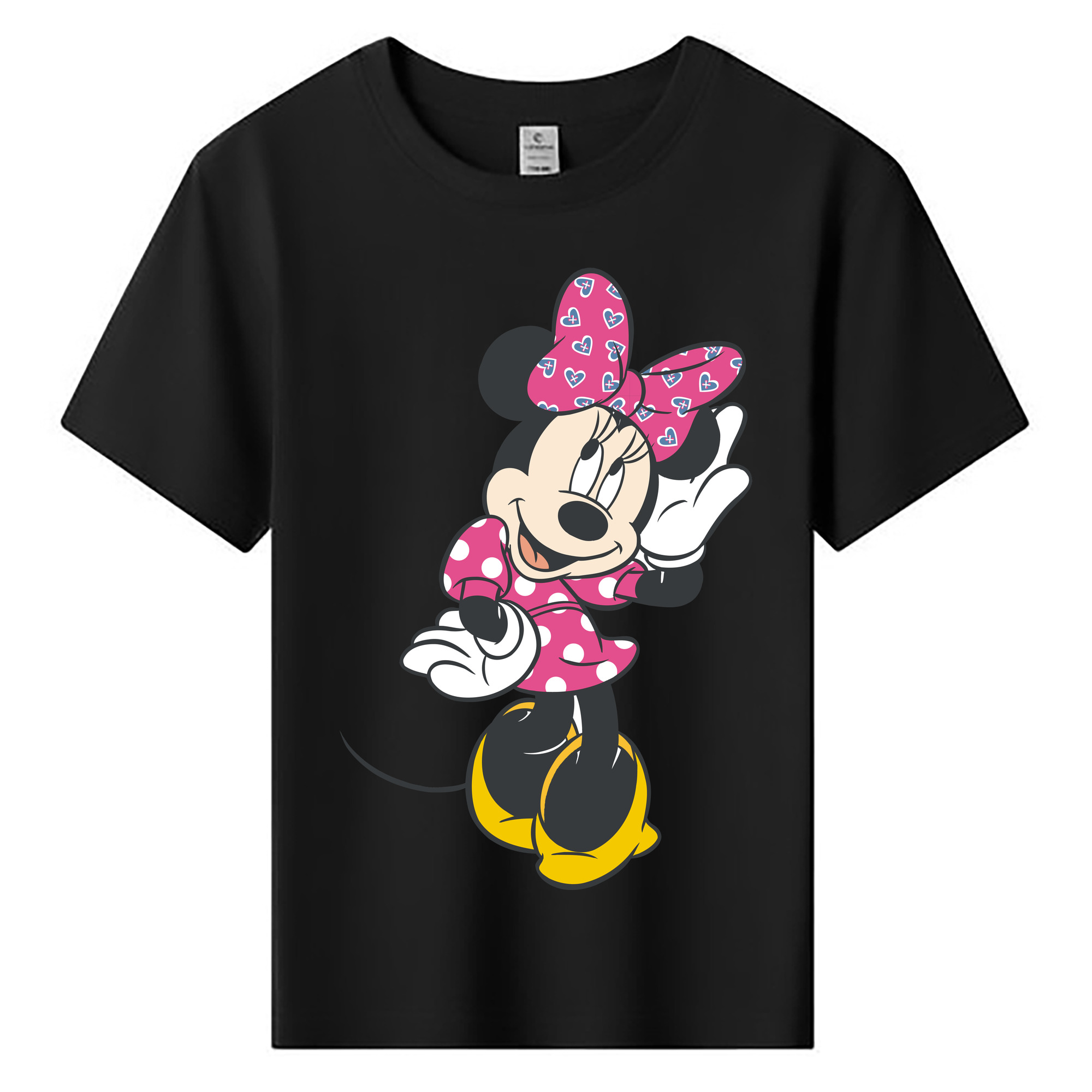 ミッキーマウス Mickey Mouse 綿100％キッズTシャツ（フロントプリント）