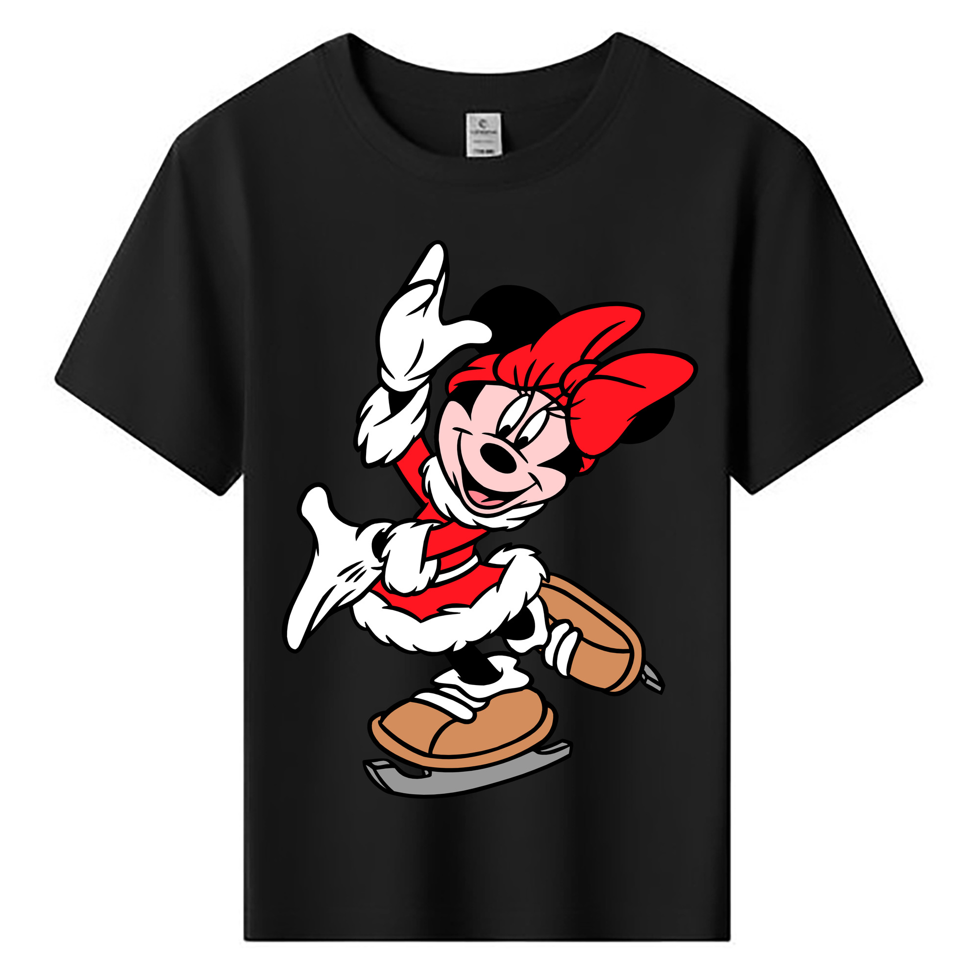 ミッキーマウス Mickey Mouse 綿100％キッズTシャツ（フロントプリント）