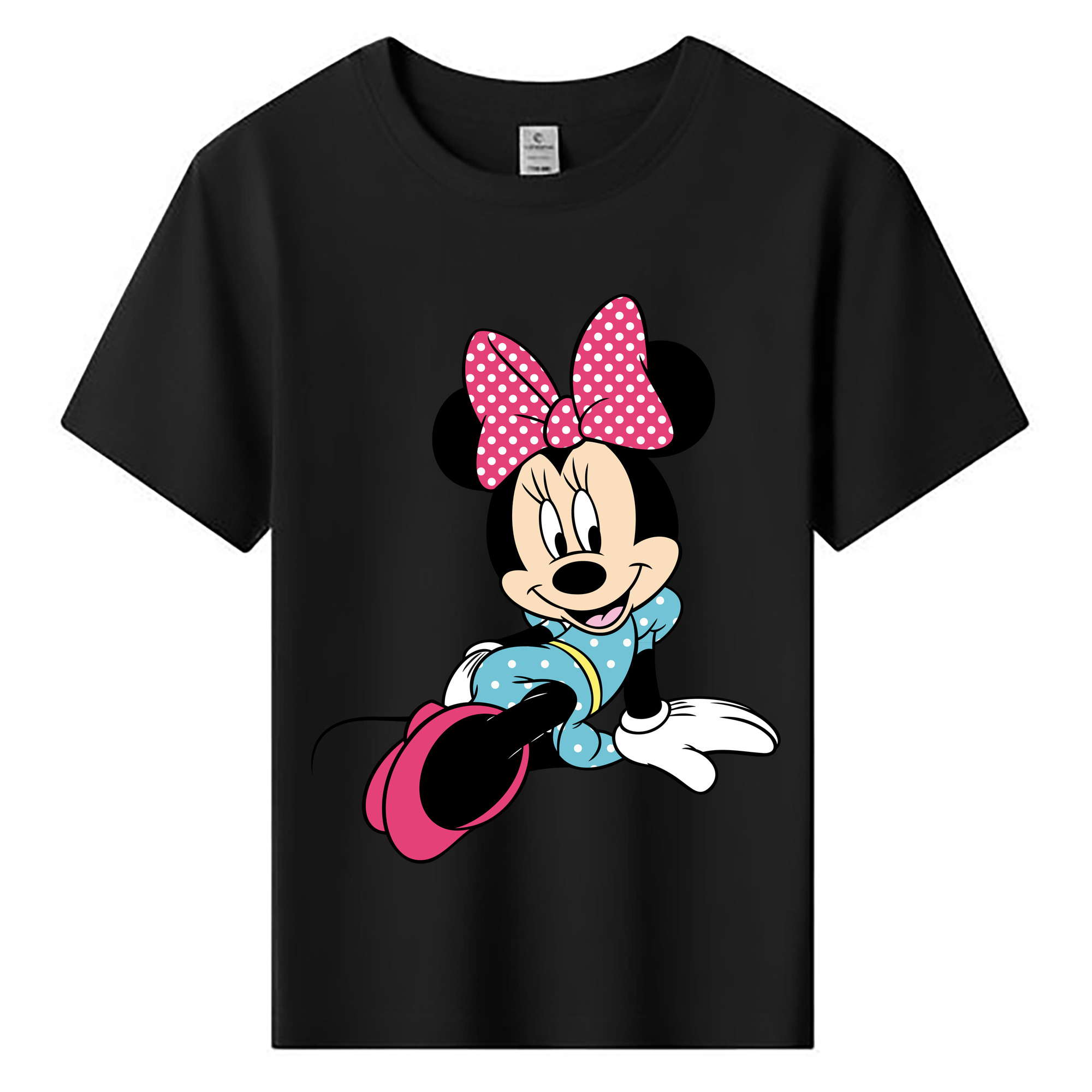 ミッキーマウス Mickey Mouse 綿100％キッズTシャツ（フロントプリント）