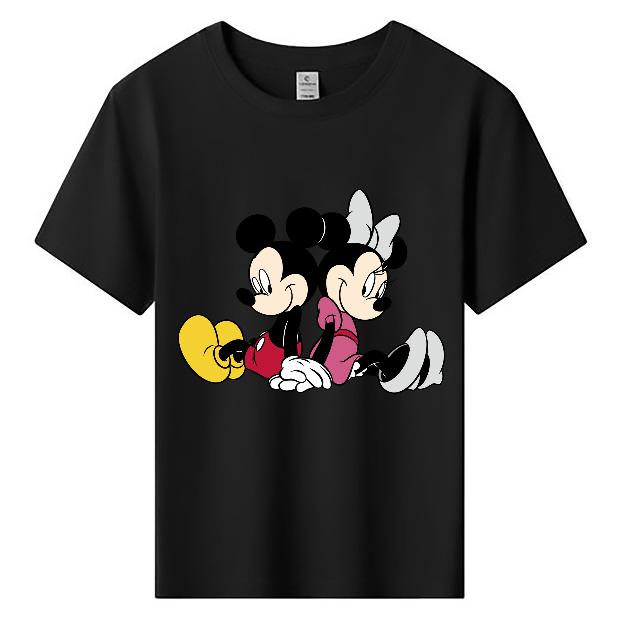 ミッキーマウス Mickey Mouse 綿100％キッズTシャツ（フロントプリント）