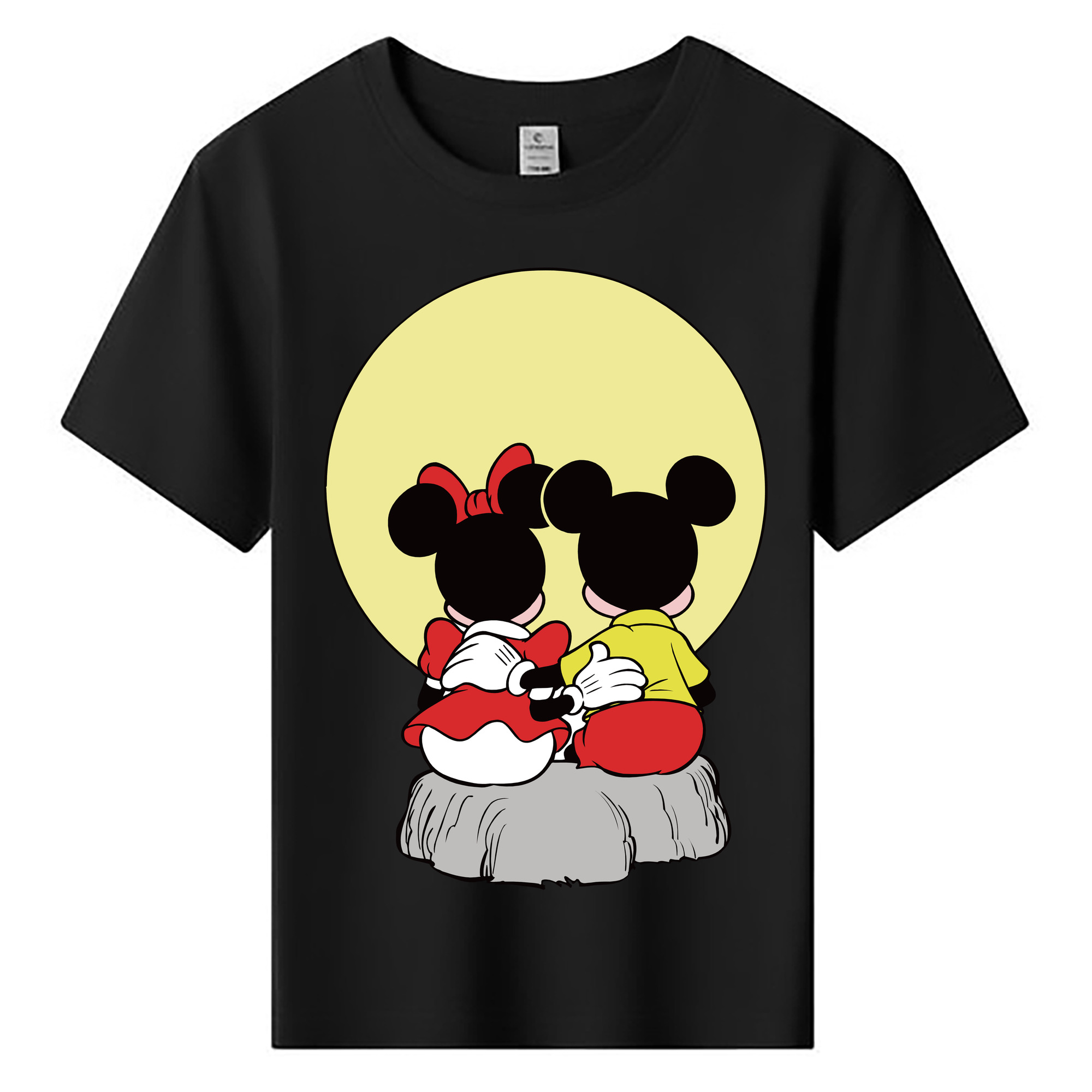 ミッキーマウス Mickey Mouse 綿100％キッズTシャツ（フロントプリント）