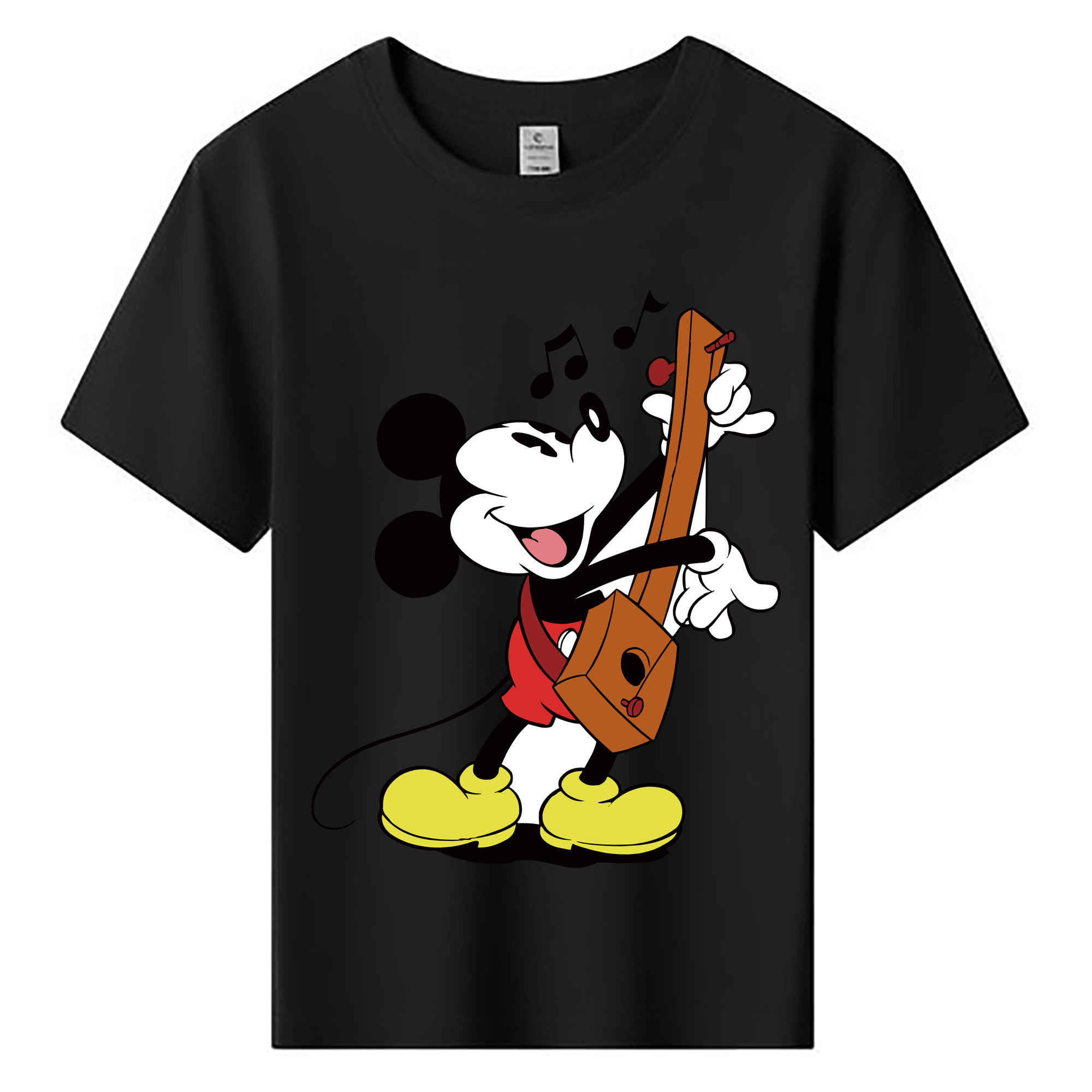 ミッキーマウス Mickey Mouse 綿100％キッズTシャツ（フロントプリント）