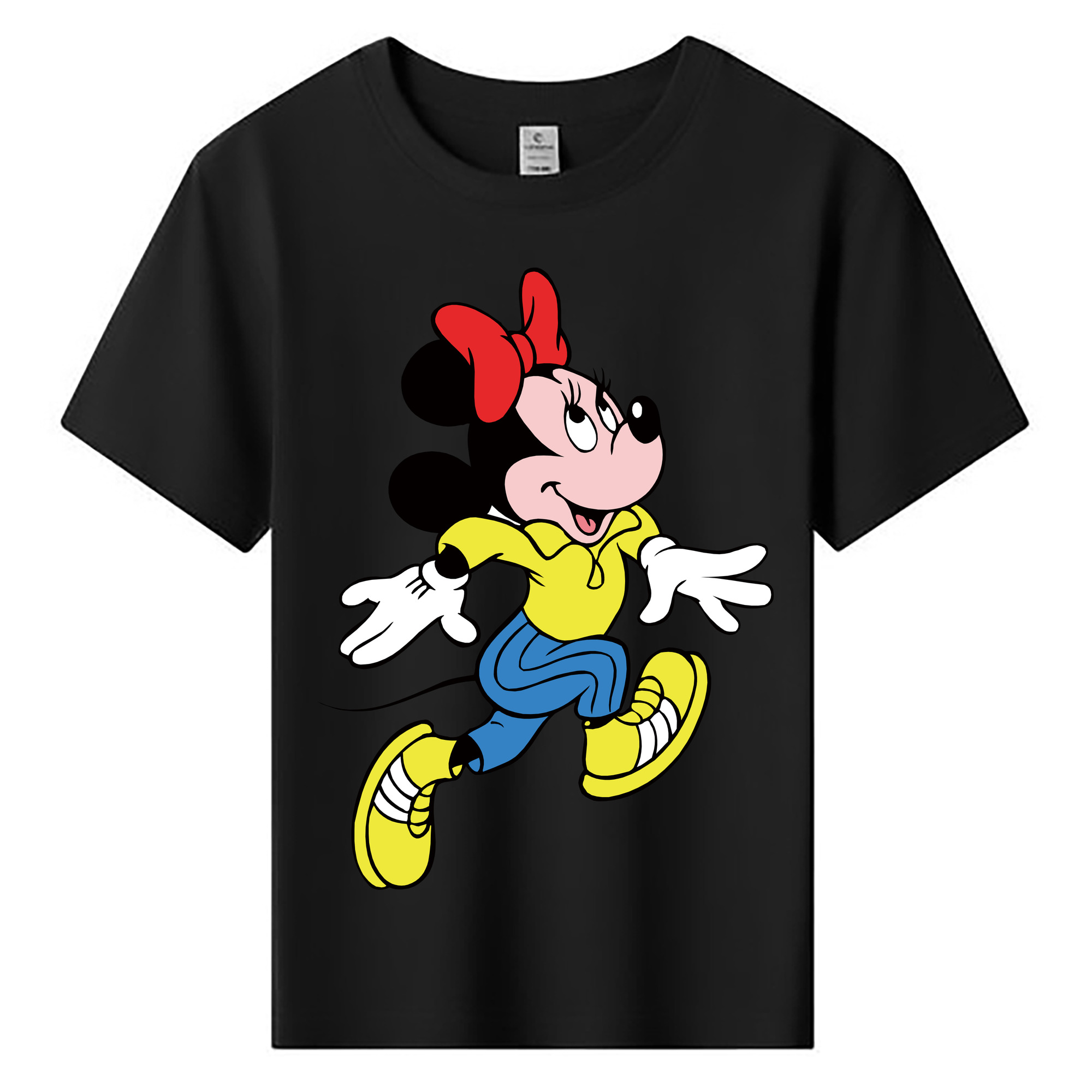 ミッキーマウス Mickey Mouse 綿100％キッズTシャツ（フロントプリント）