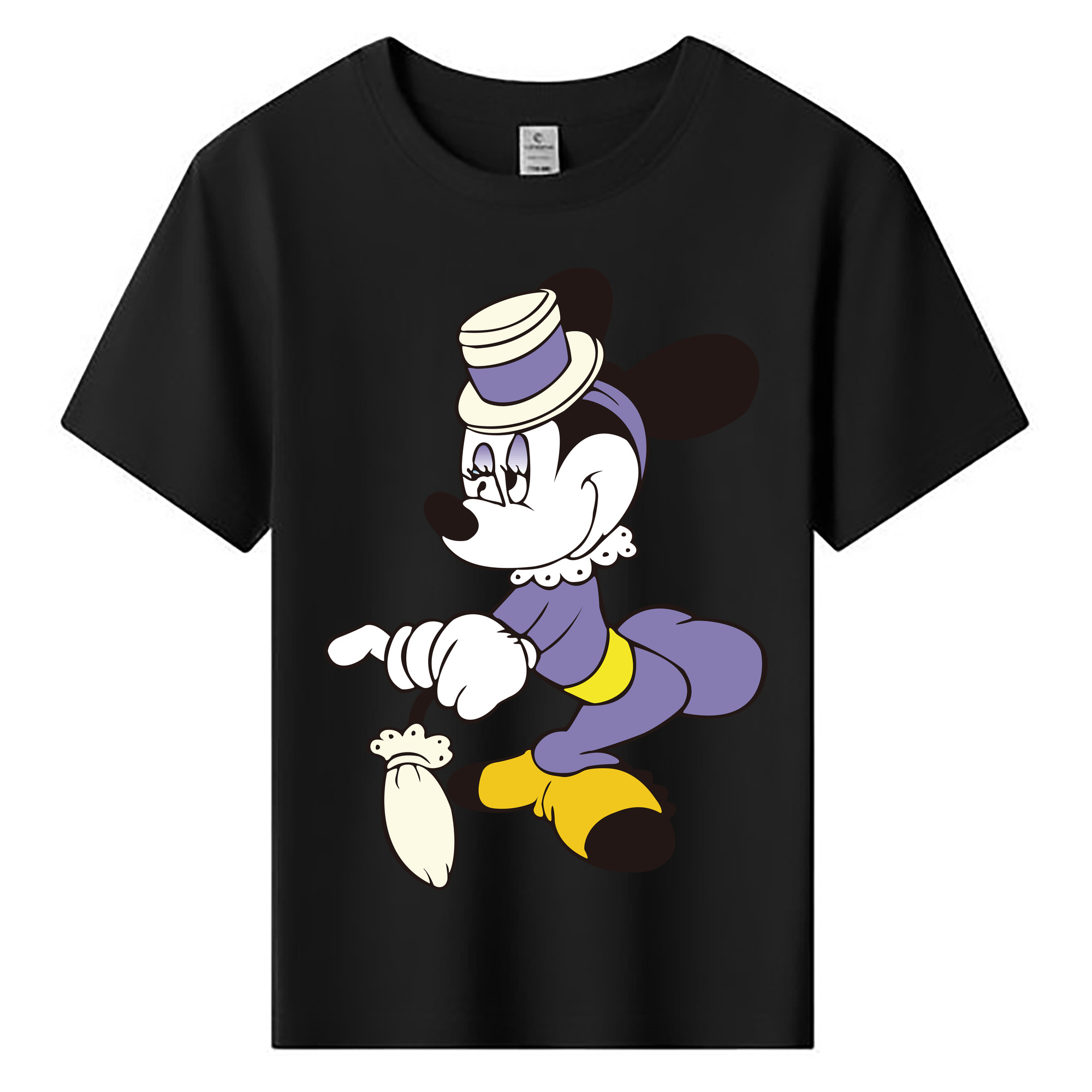 ミッキーマウス Mickey Mouse 綿100％キッズTシャツ（フロントプリント）
