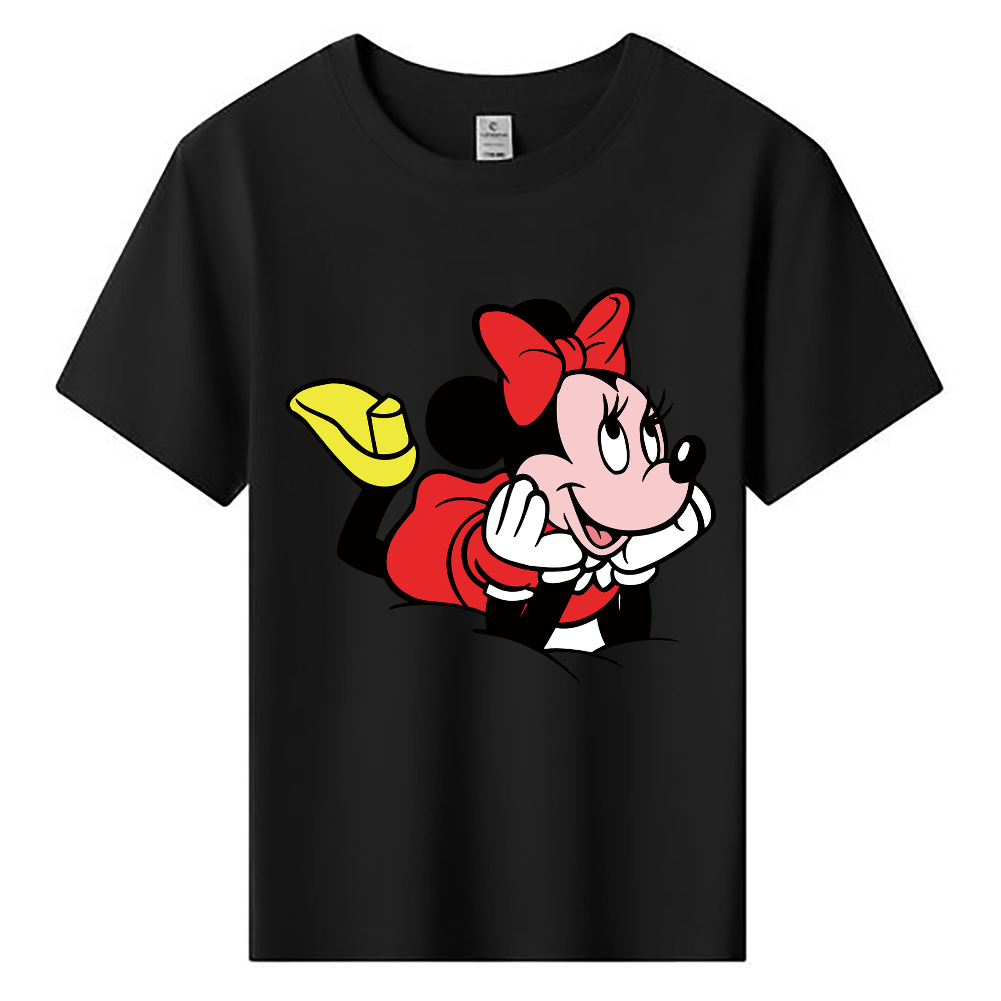 ミッキーマウス Mickey Mouse 綿100％キッズTシャツ（フロントプリント）