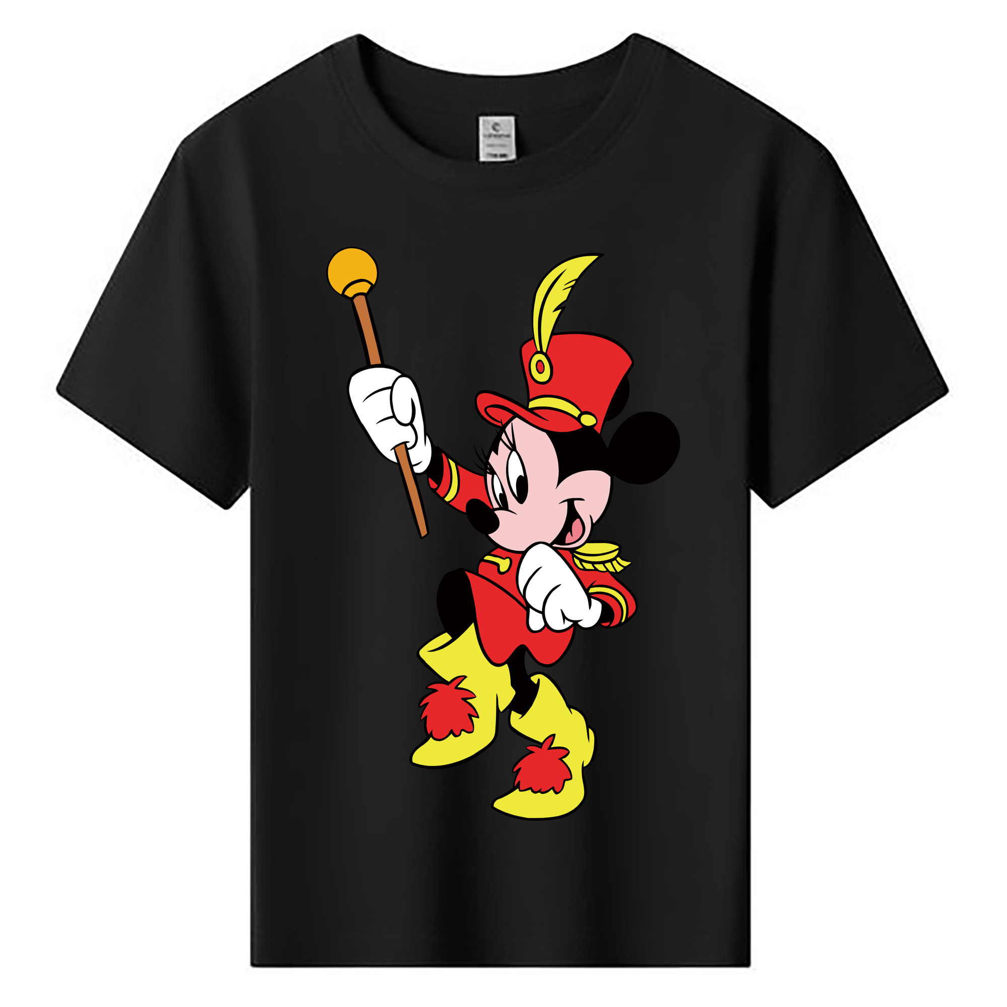 ミッキーマウス Mickey Mouse 綿100％キッズTシャツ（フロントプリント）