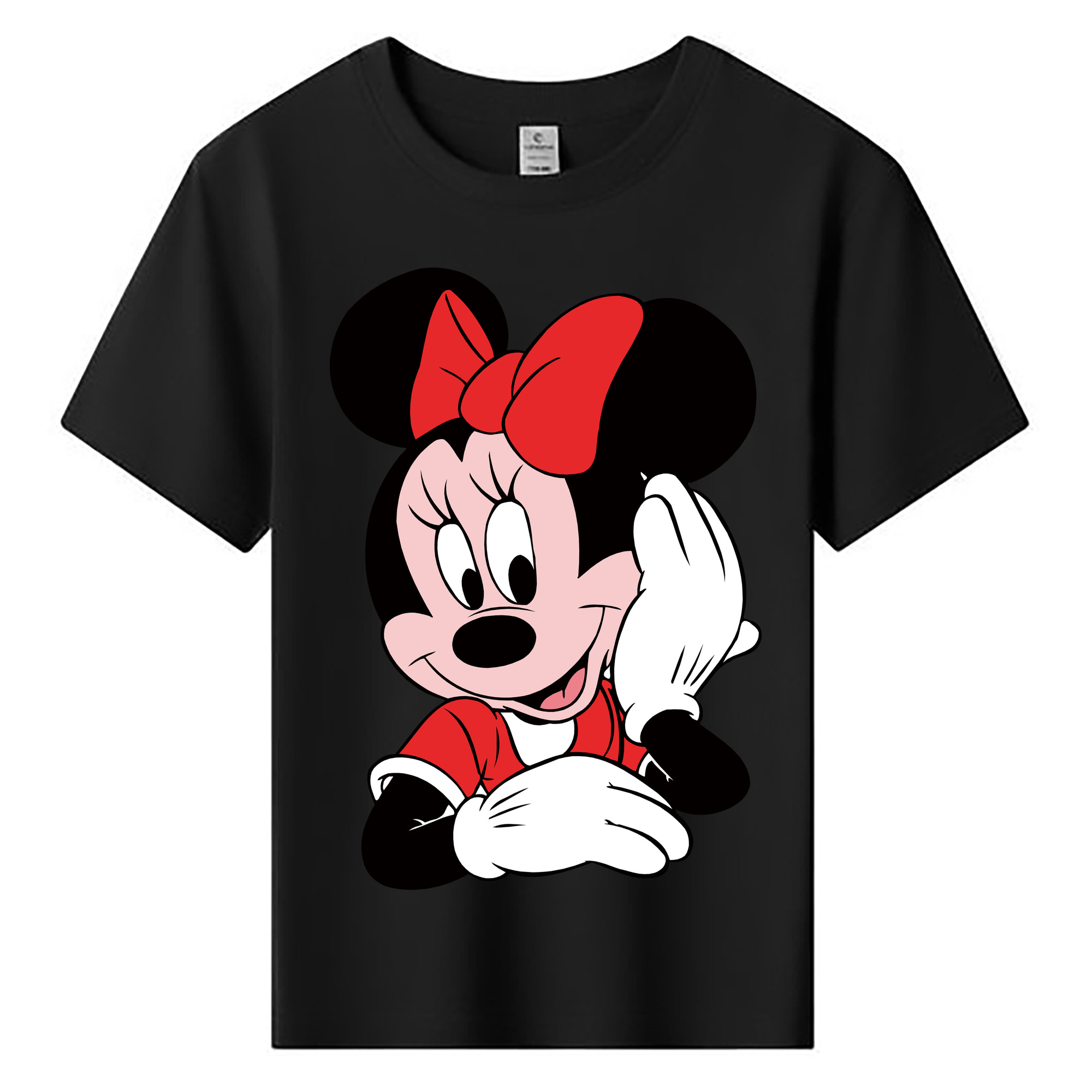 ミッキーマウス Mickey Mouse 綿100％キッズTシャツ（フロントプリント）