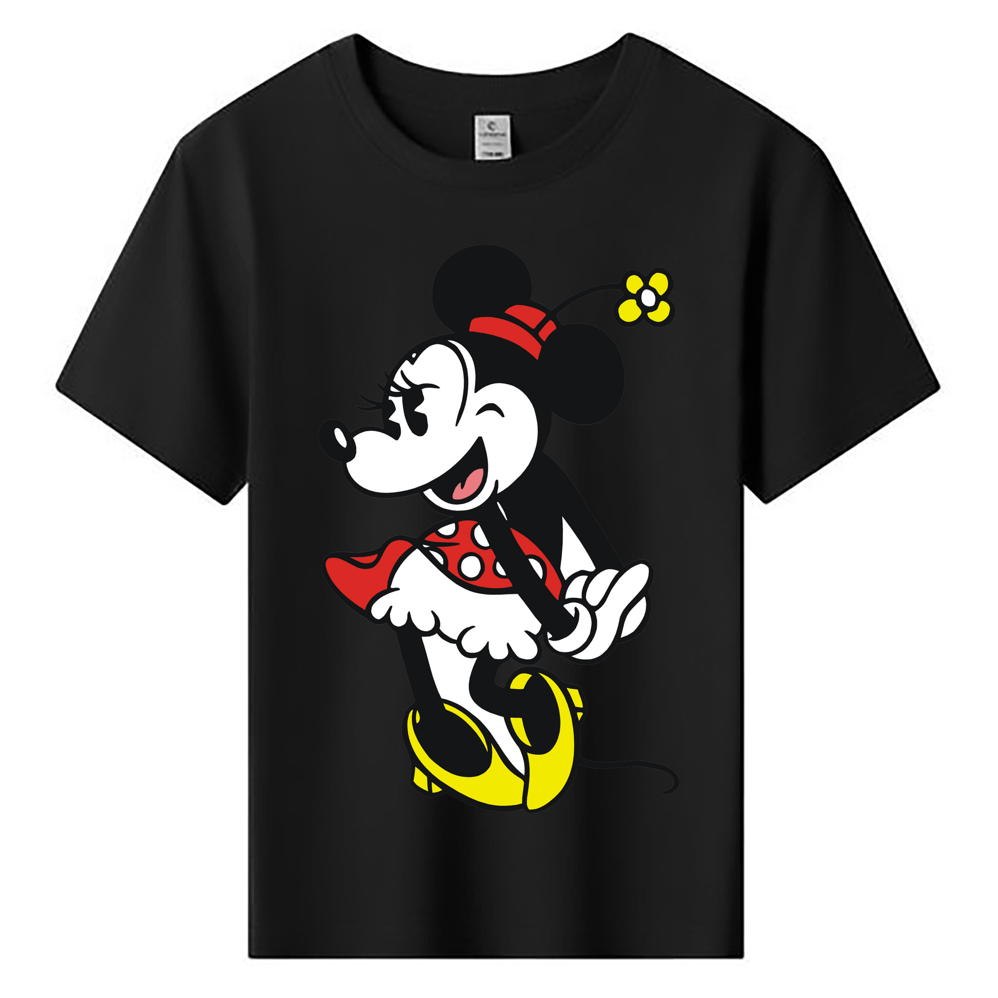 ミッキーマウス Mickey Mouse 綿100％キッズTシャツ（フロントプリント）