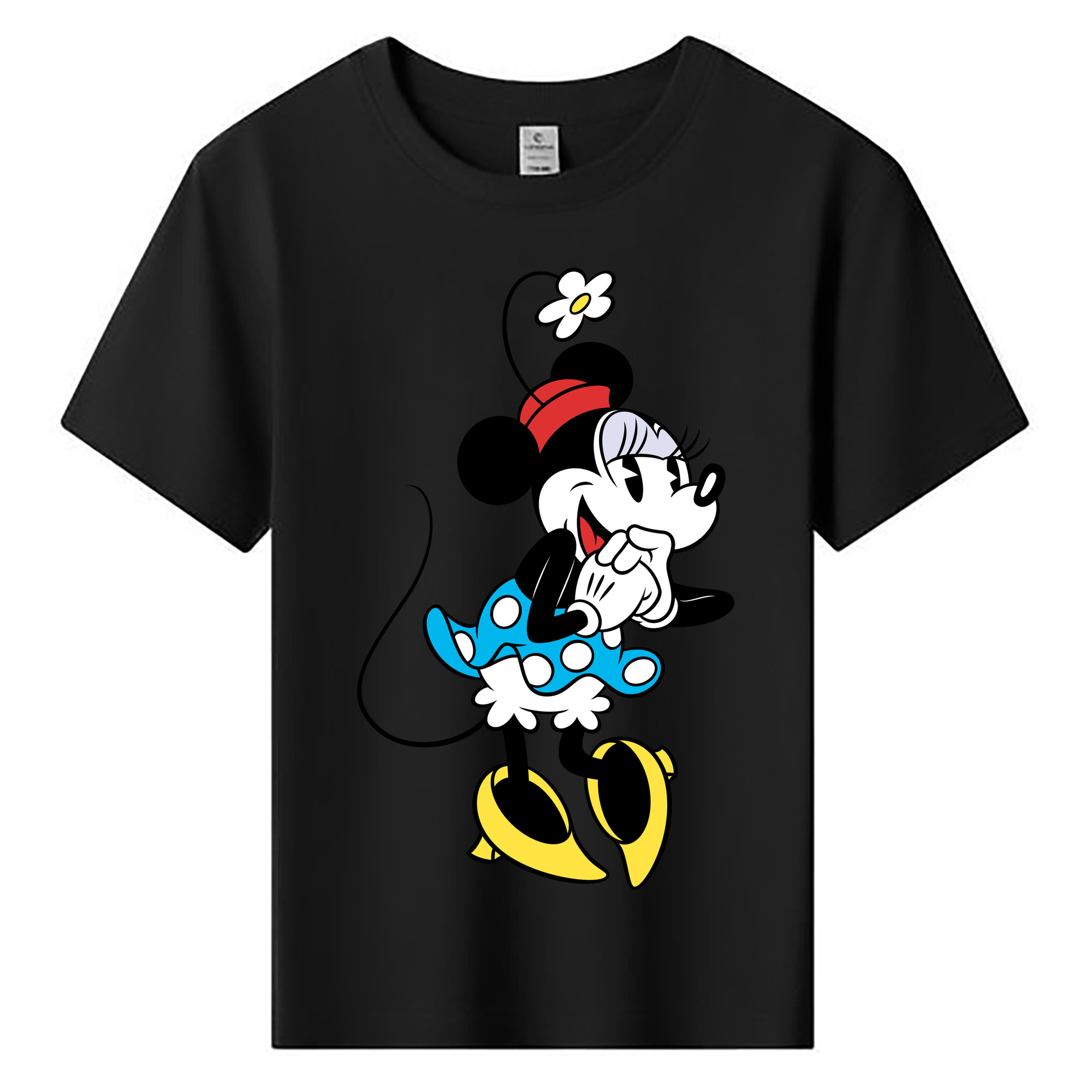 ミッキーマウス Mickey Mouse 綿100％キッズTシャツ（フロントプリント）