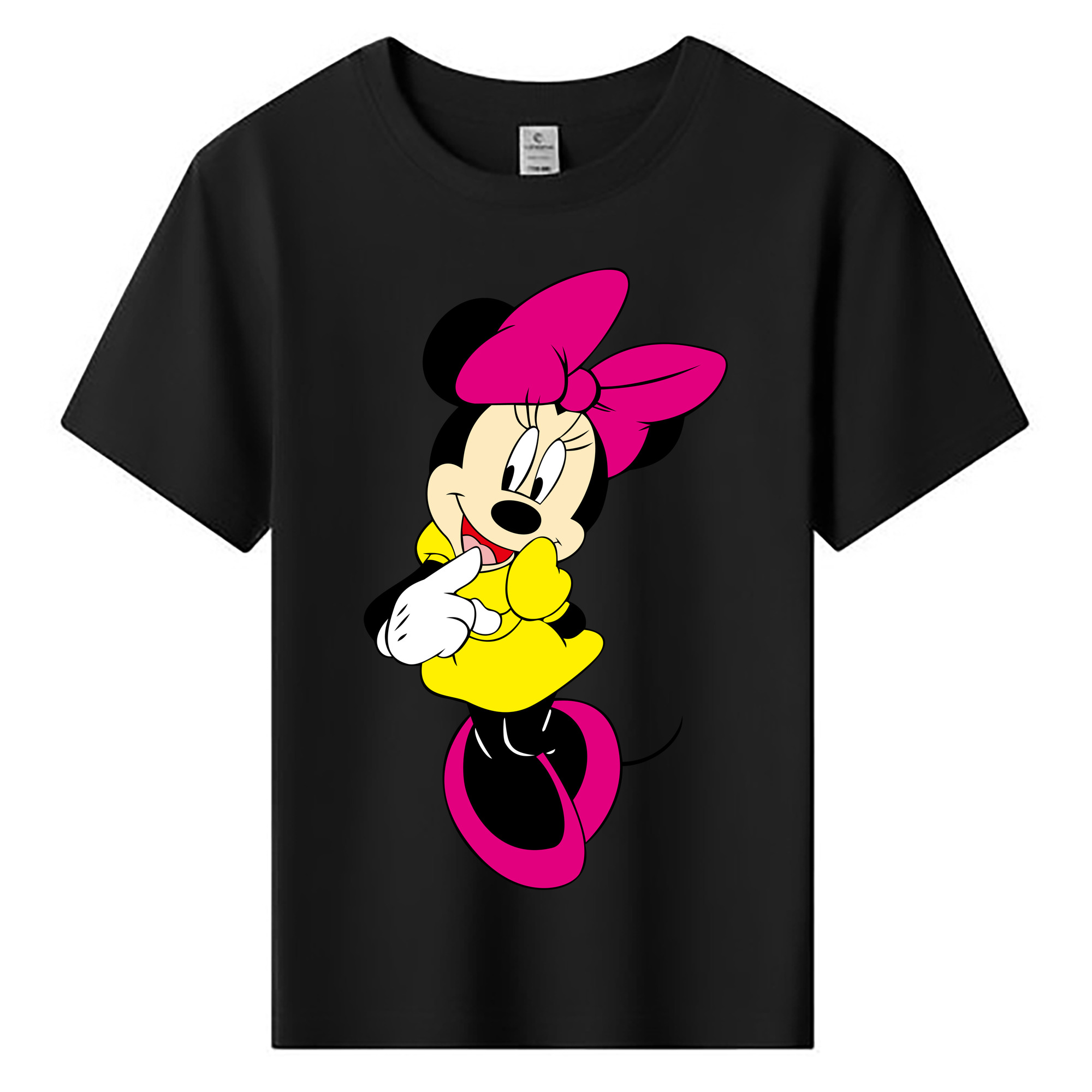 ミッキーマウス Mickey Mouse 綿100％キッズTシャツ（フロントプリント）