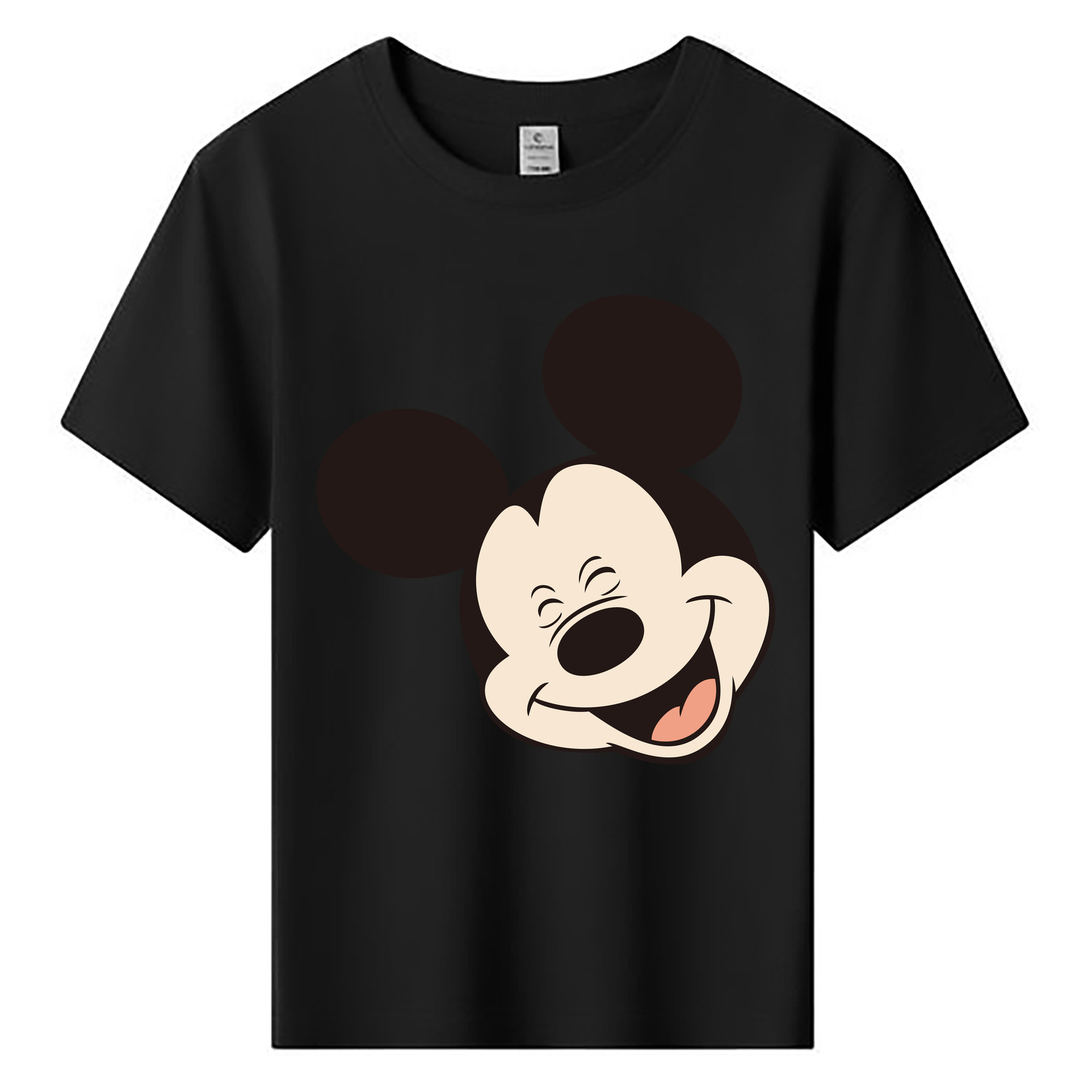 ミッキーマウス Mickey Mouse 綿100％キッズTシャツ（フロントプリント）
