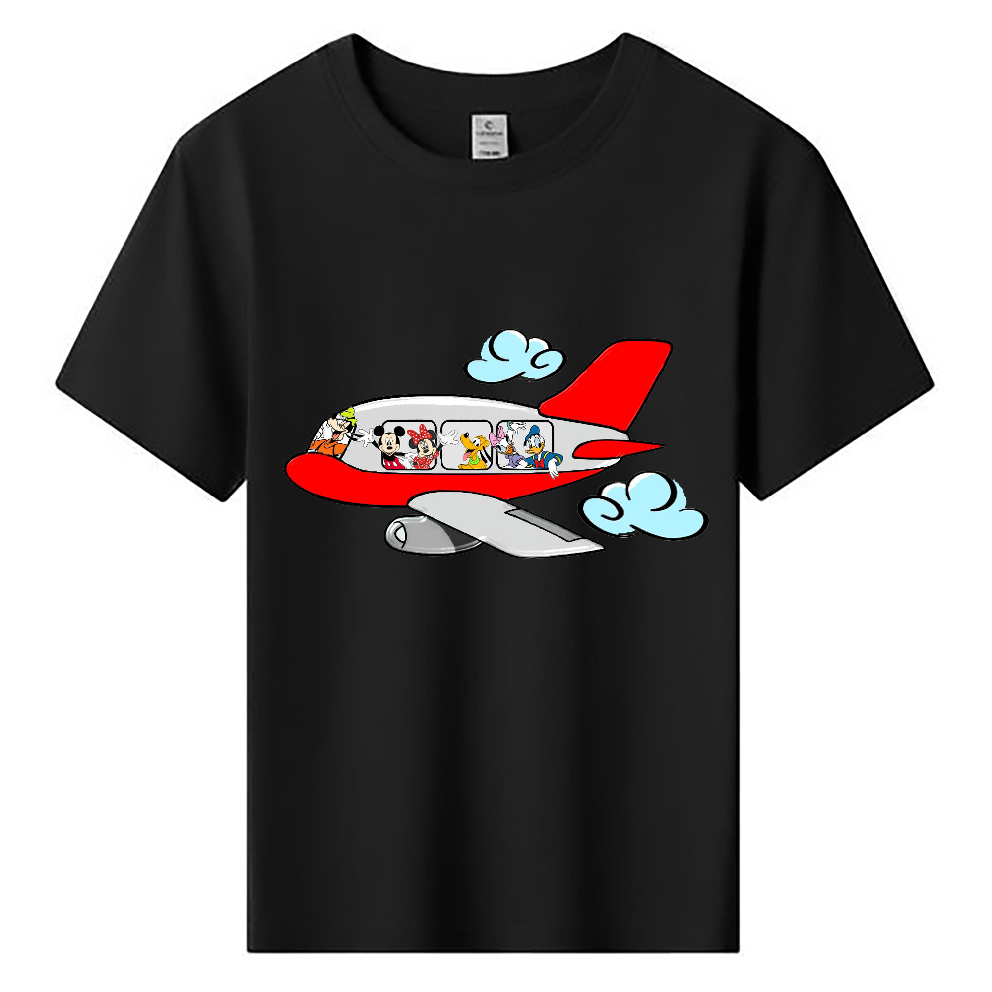 ミッキーマウス Mickey Mouse 綿100％キッズTシャツ（フロントプリント）