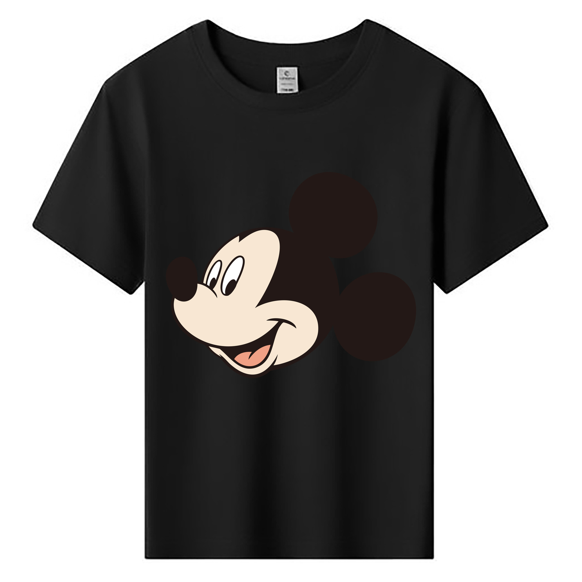 ミッキーマウス Mickey Mouse 綿100％キッズTシャツ（フロントプリント）