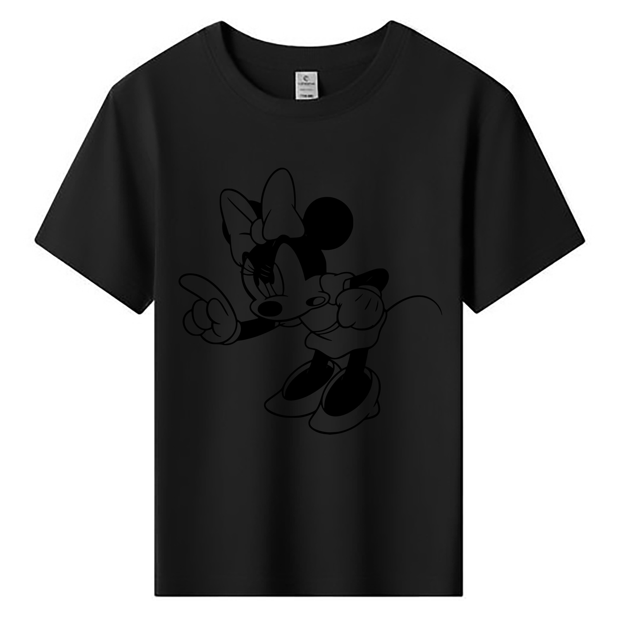 ミッキーマウス Mickey Mouse 綿100％キッズTシャツ（フロントプリント）