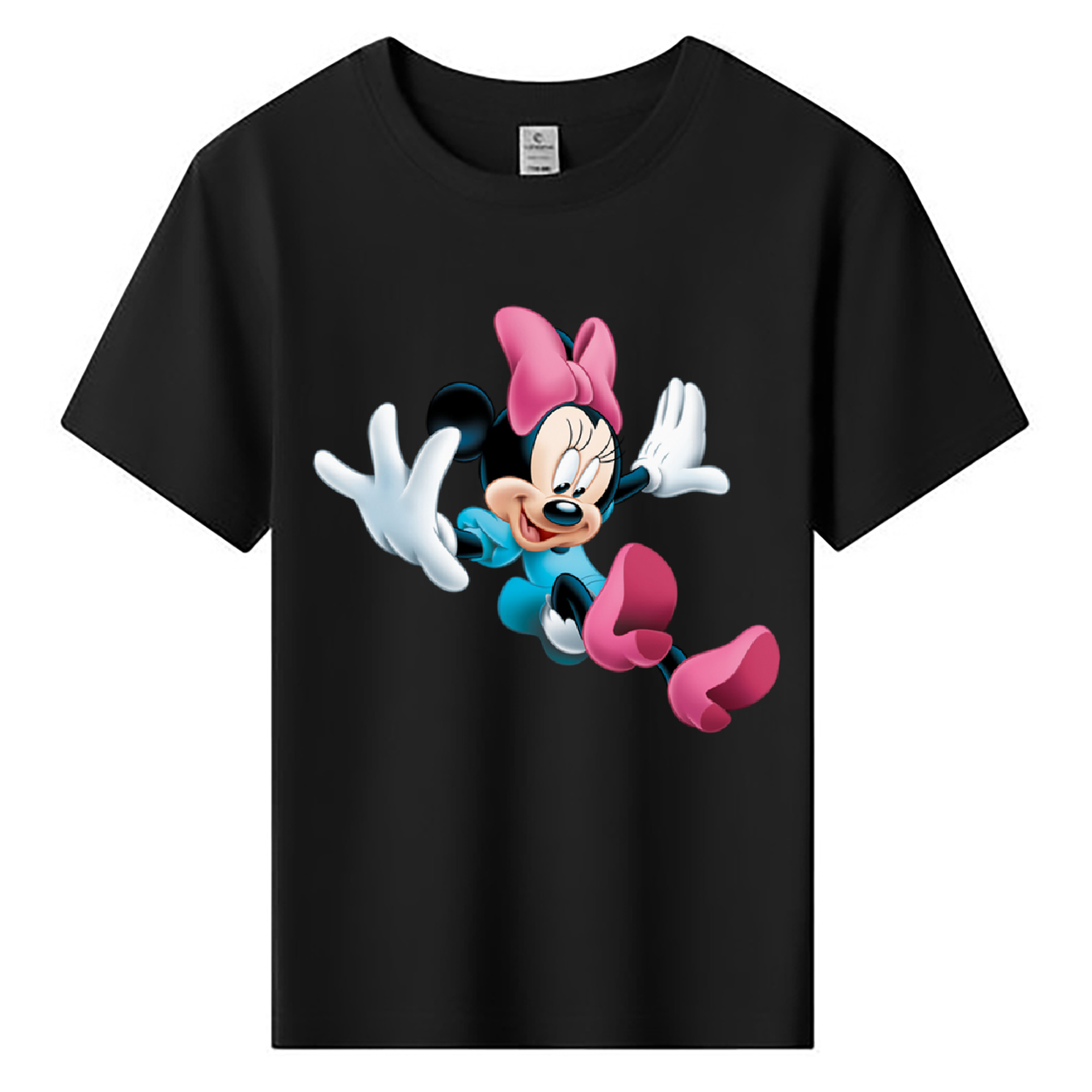 ミッキーマウス Mickey Mouse 綿100％キッズTシャツ（フロントプリント）