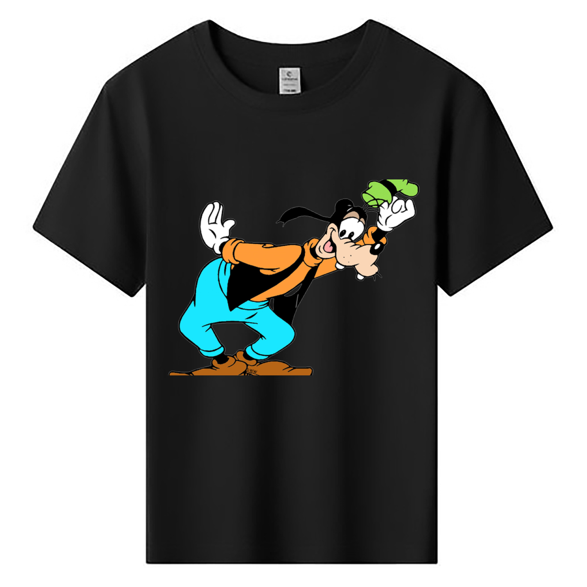 ミッキーマウス Mickey Mouse 綿100％キッズTシャツ（フロントプリント）