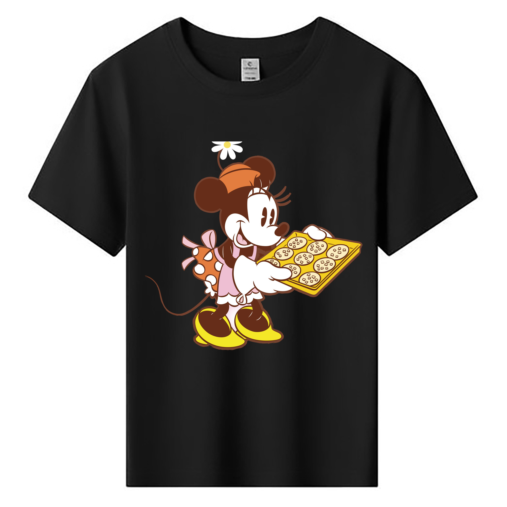 ミッキーマウス Mickey Mouse 綿100％キッズTシャツ（フロントプリント）