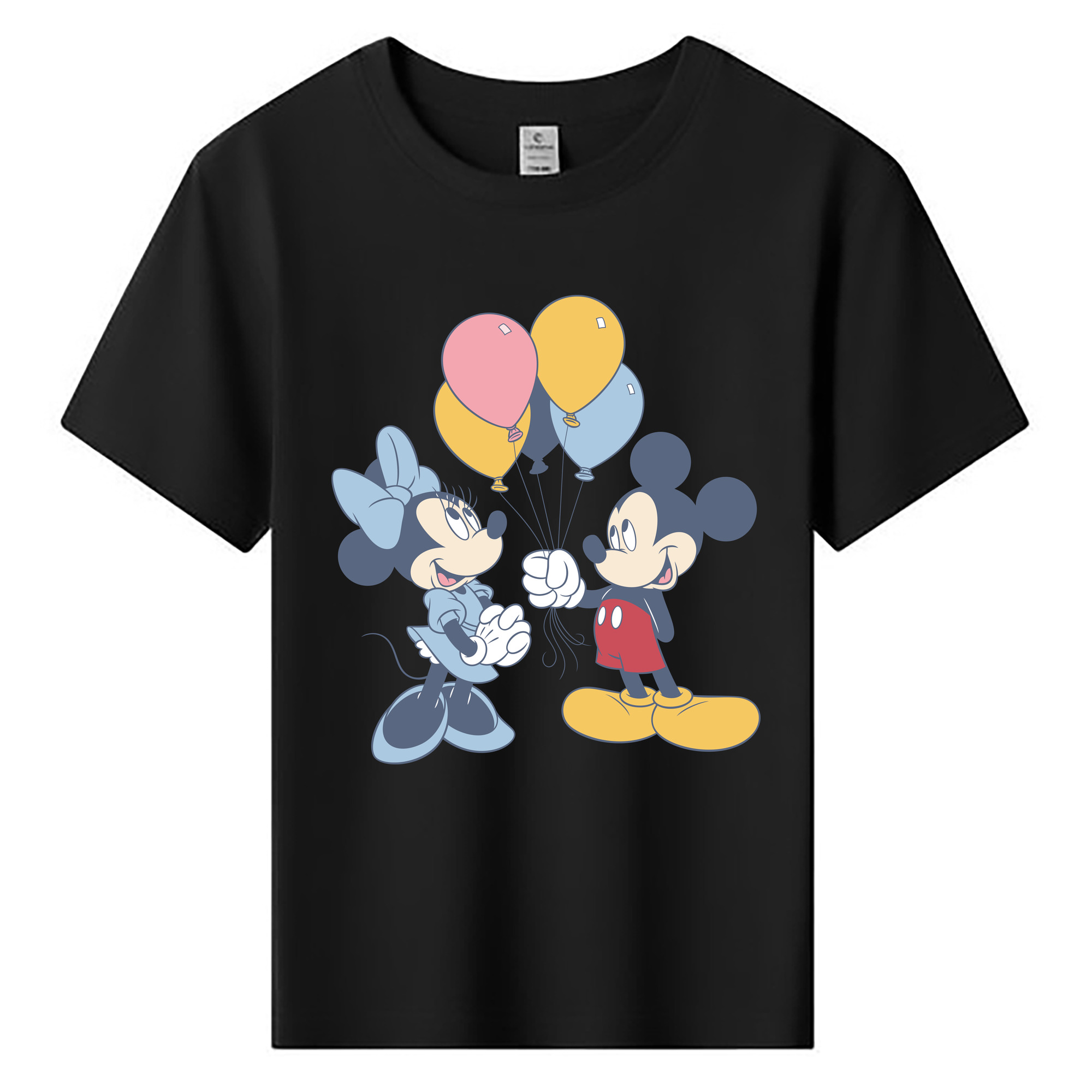 ミッキーマウス Mickey Mouse 綿100％キッズTシャツ（フロントプリント）