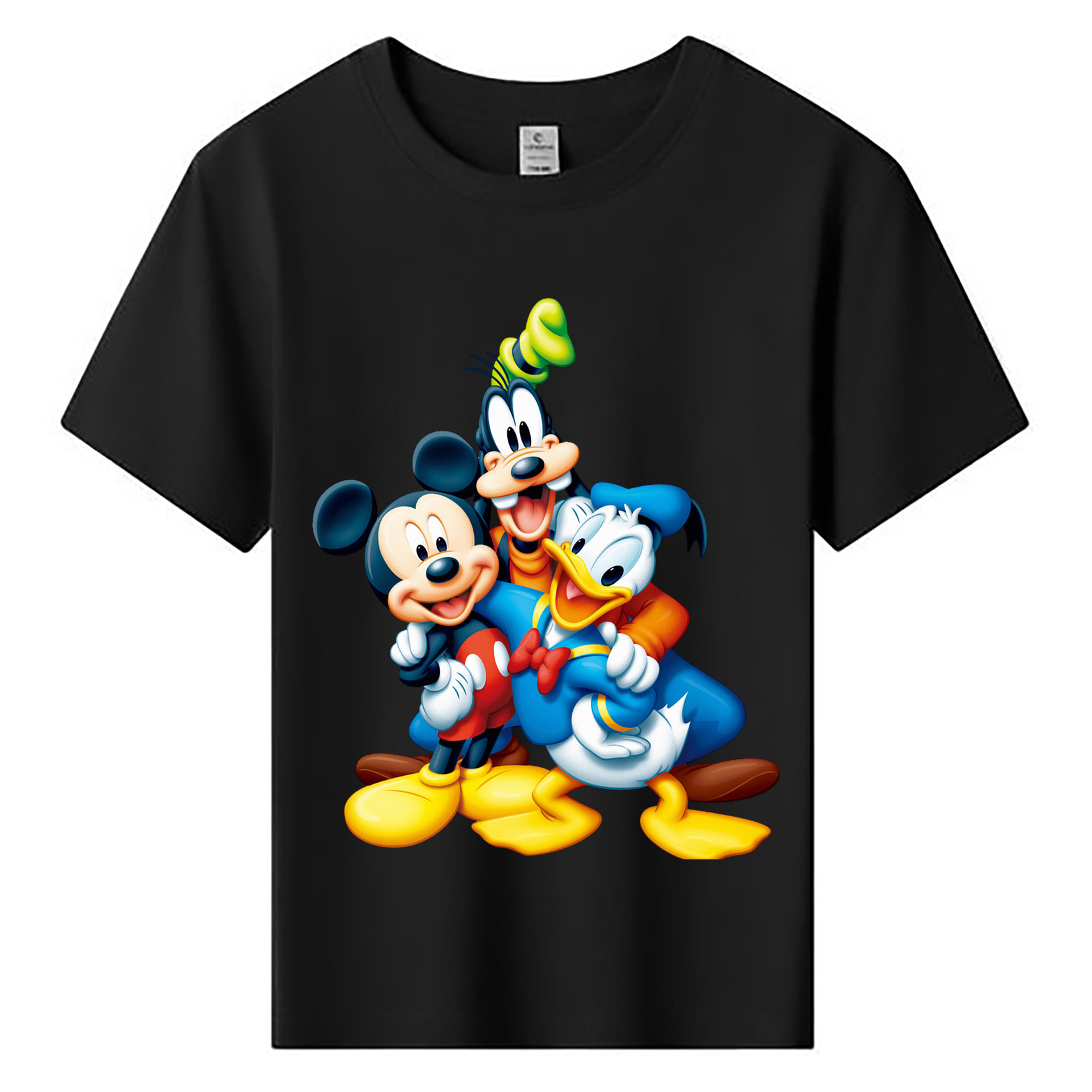 ミッキーマウス Mickey Mouse 綿100％キッズTシャツ（フロントプリント）