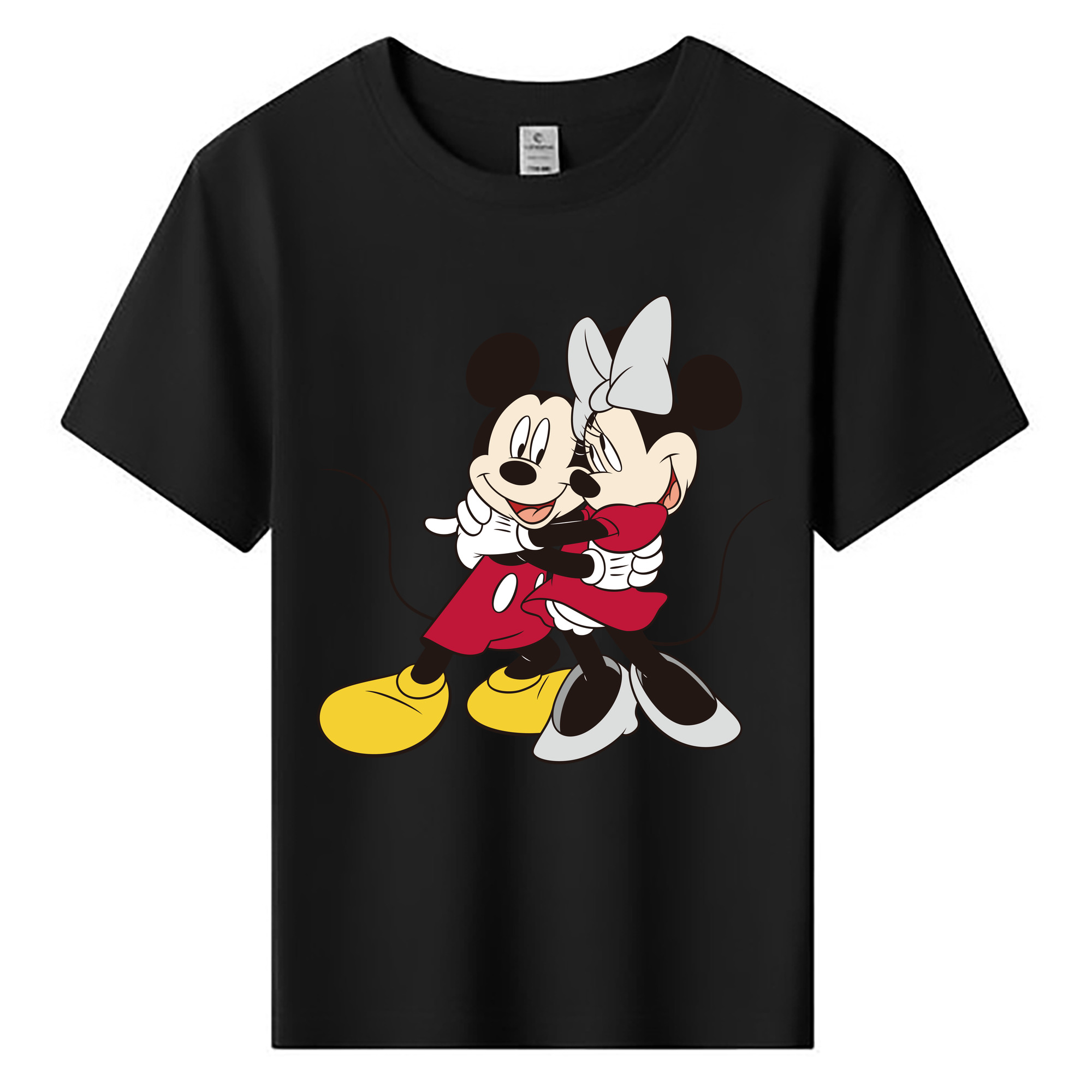 ミッキーマウス Mickey Mouse 綿100％キッズTシャツ（フロントプリント）