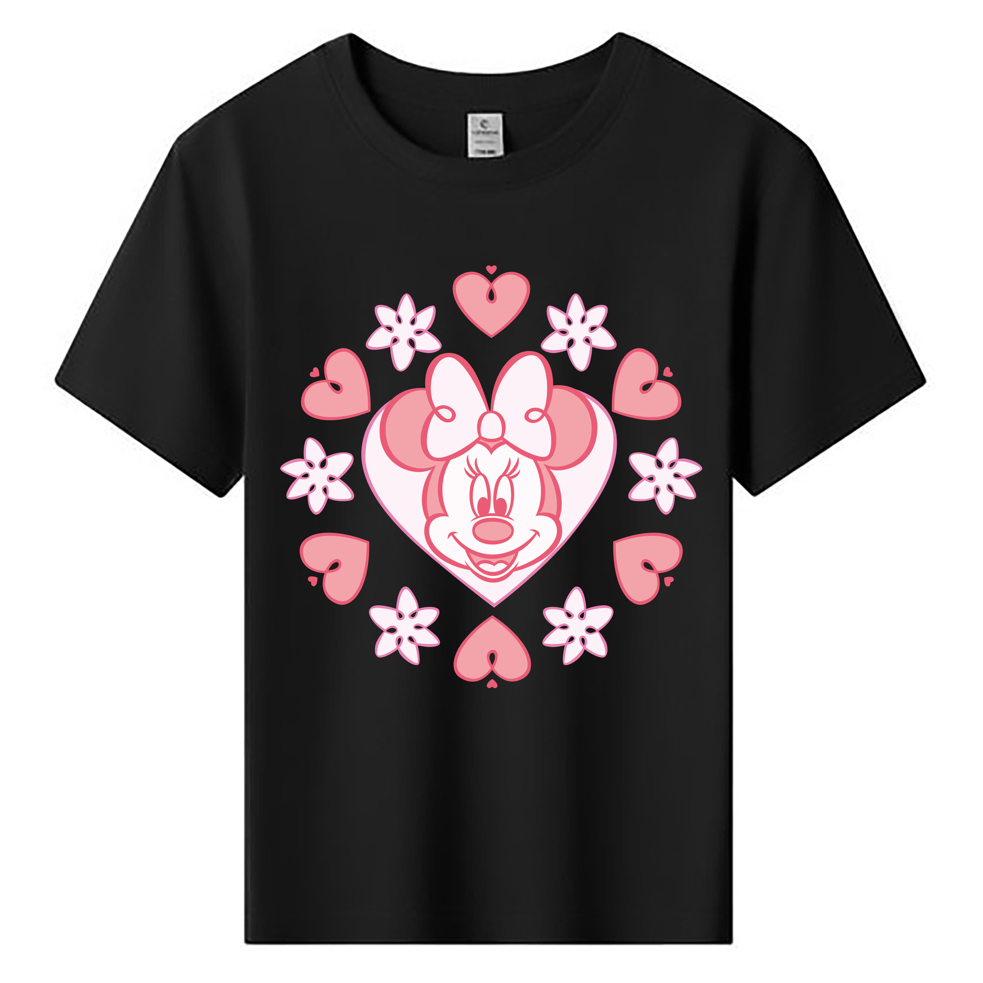 ミッキーマウス Mickey Mouse 綿100％キッズTシャツ（フロントプリント）