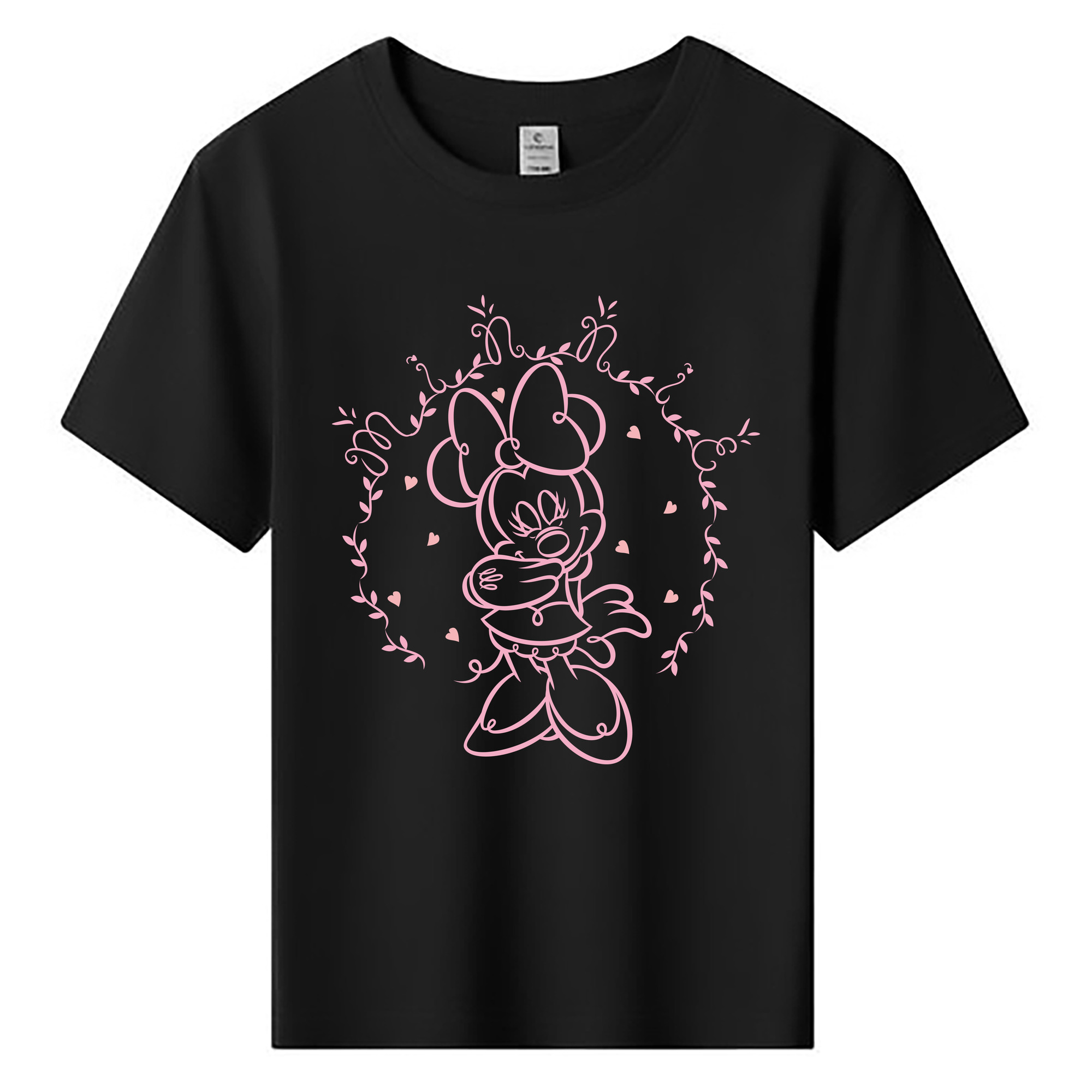 ミッキーマウス Mickey Mouse 綿100％キッズTシャツ（フロントプリント）