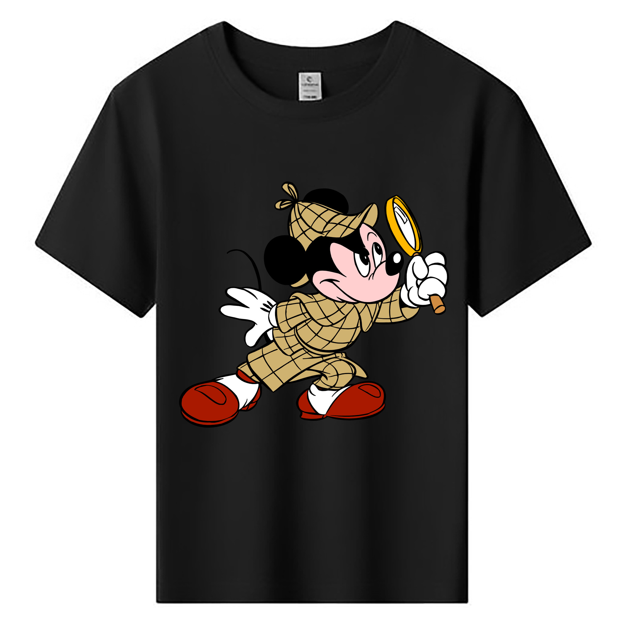 ミッキーマウス Mickey Mouse 綿100％キッズTシャツ（フロントプリント）