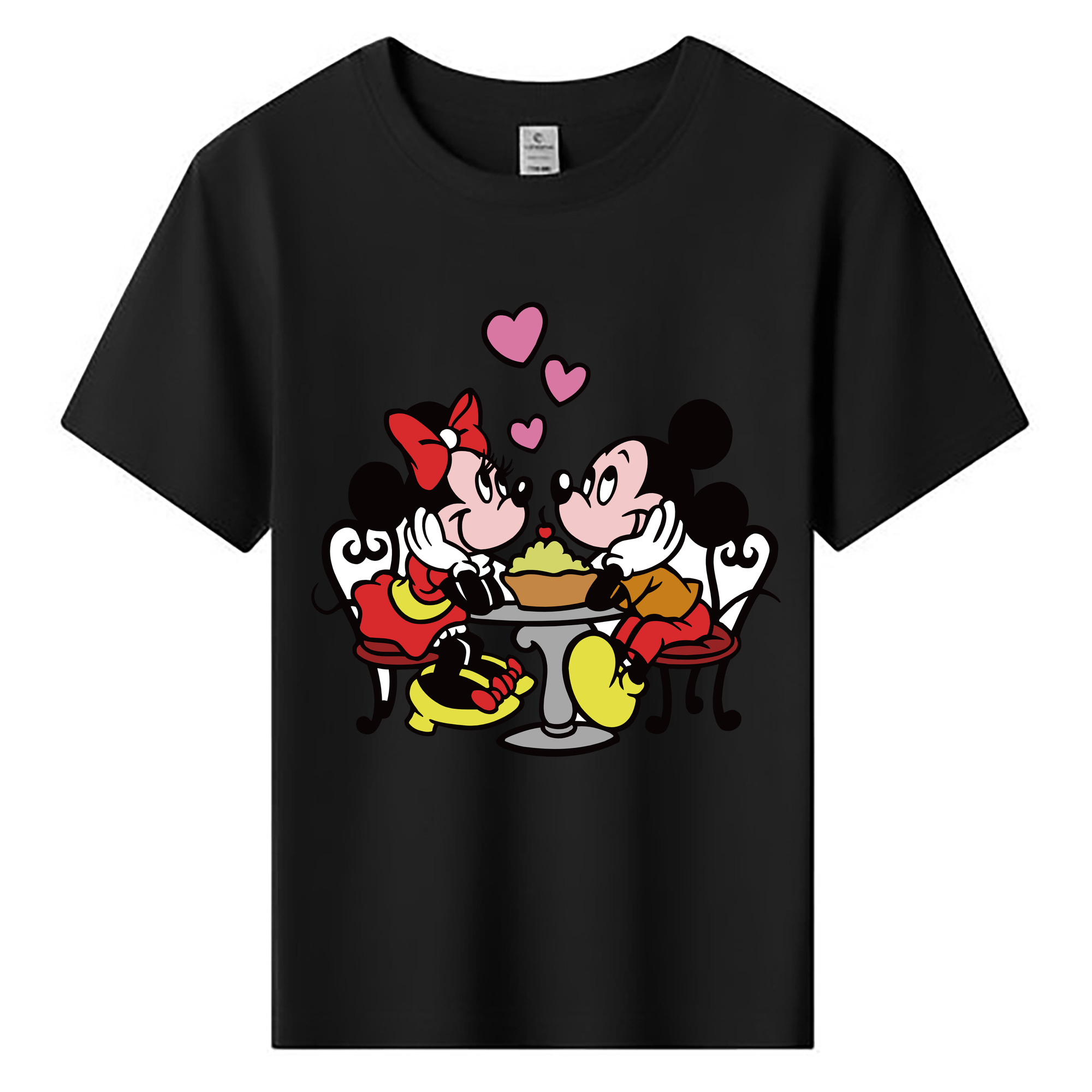 ミッキーマウス Mickey Mouse 綿100％キッズTシャツ（フロントプリント）