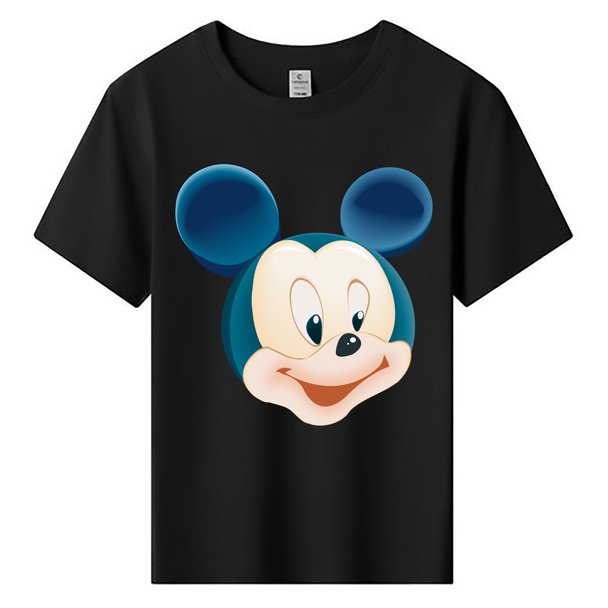 ミッキーマウス Mickey Mouse 綿100％キッズTシャツ（フロントプリント）