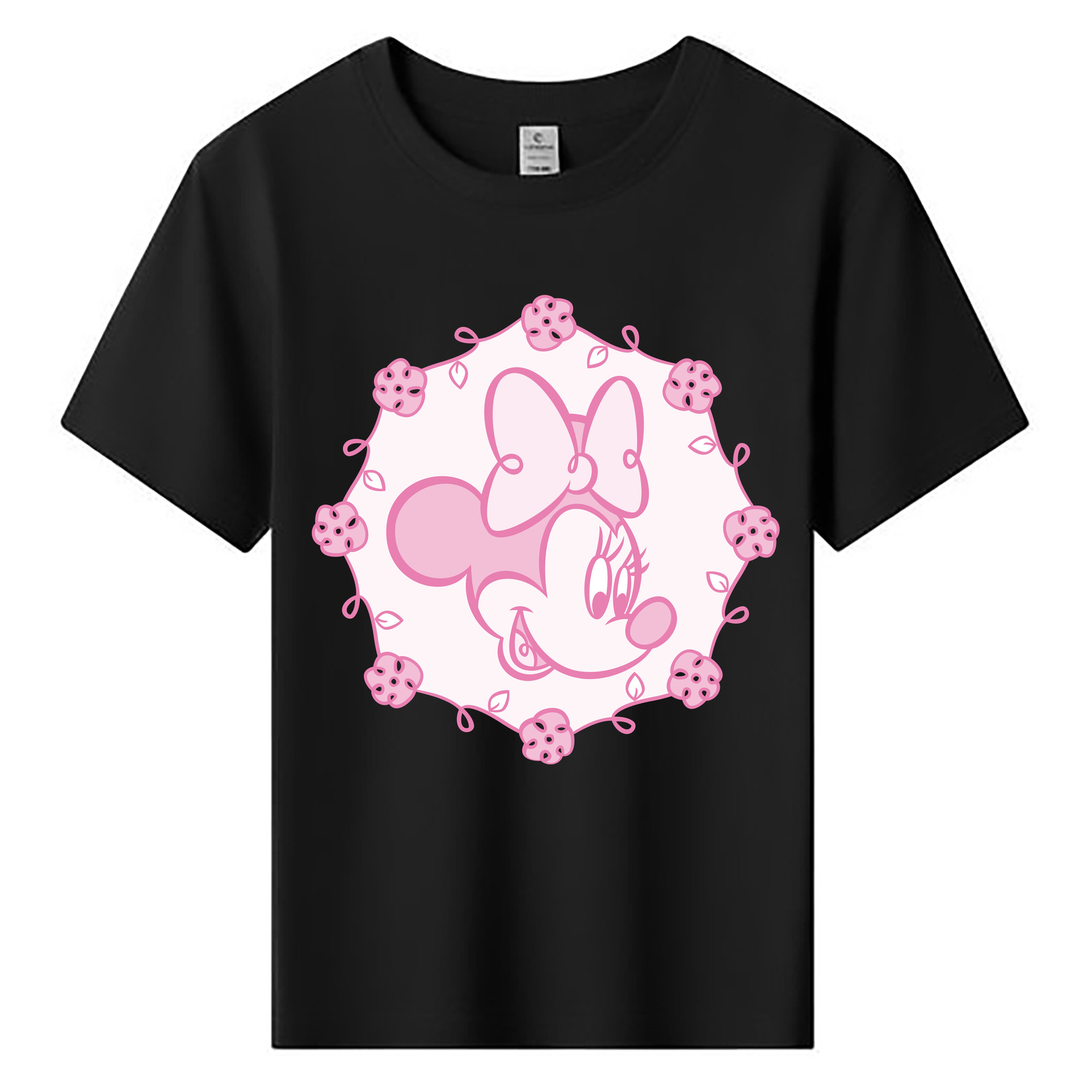ミッキーマウス Mickey Mouse 綿100％キッズTシャツ（フロントプリント）