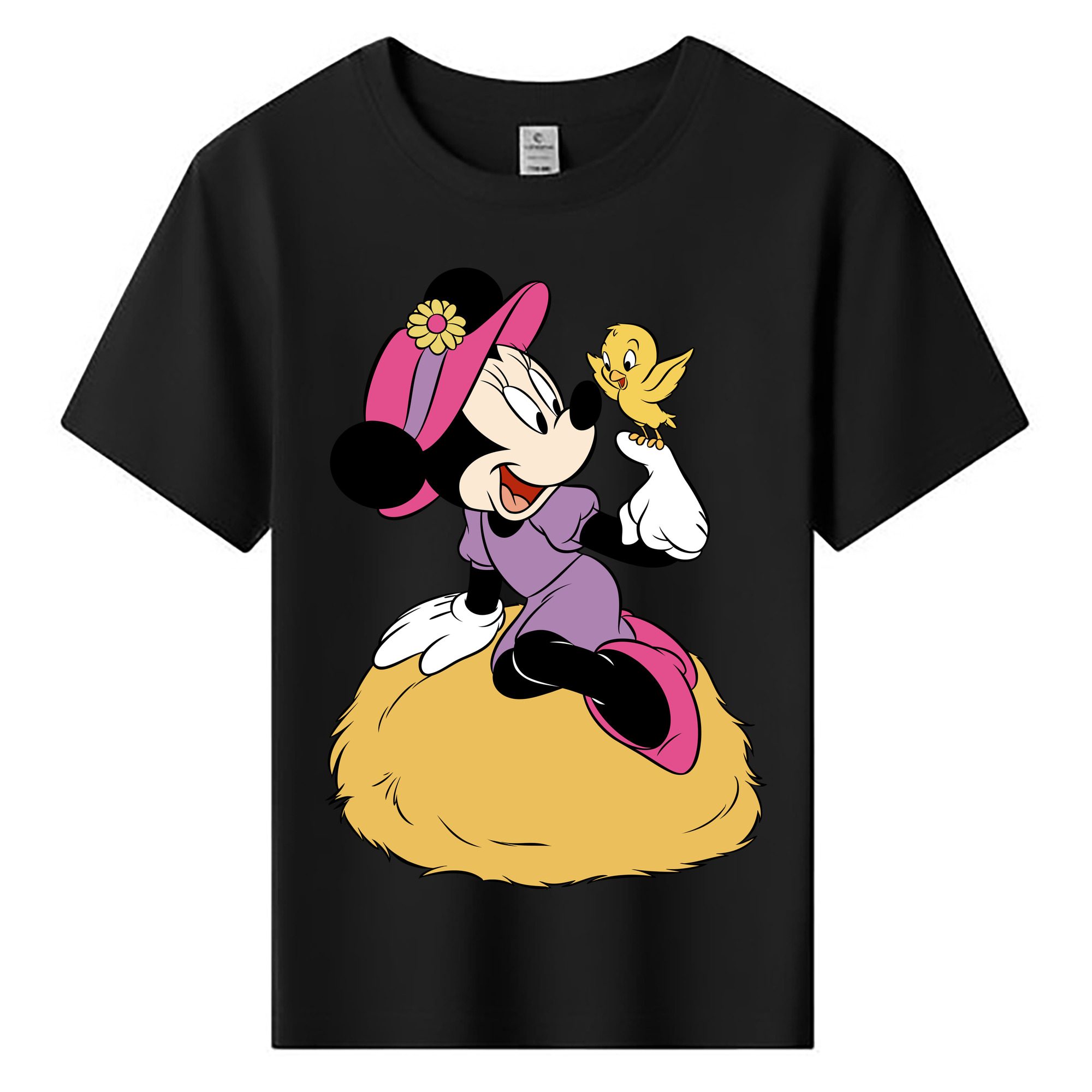 ミッキーマウス Mickey Mouse 綿100％キッズTシャツ（フロントプリント）