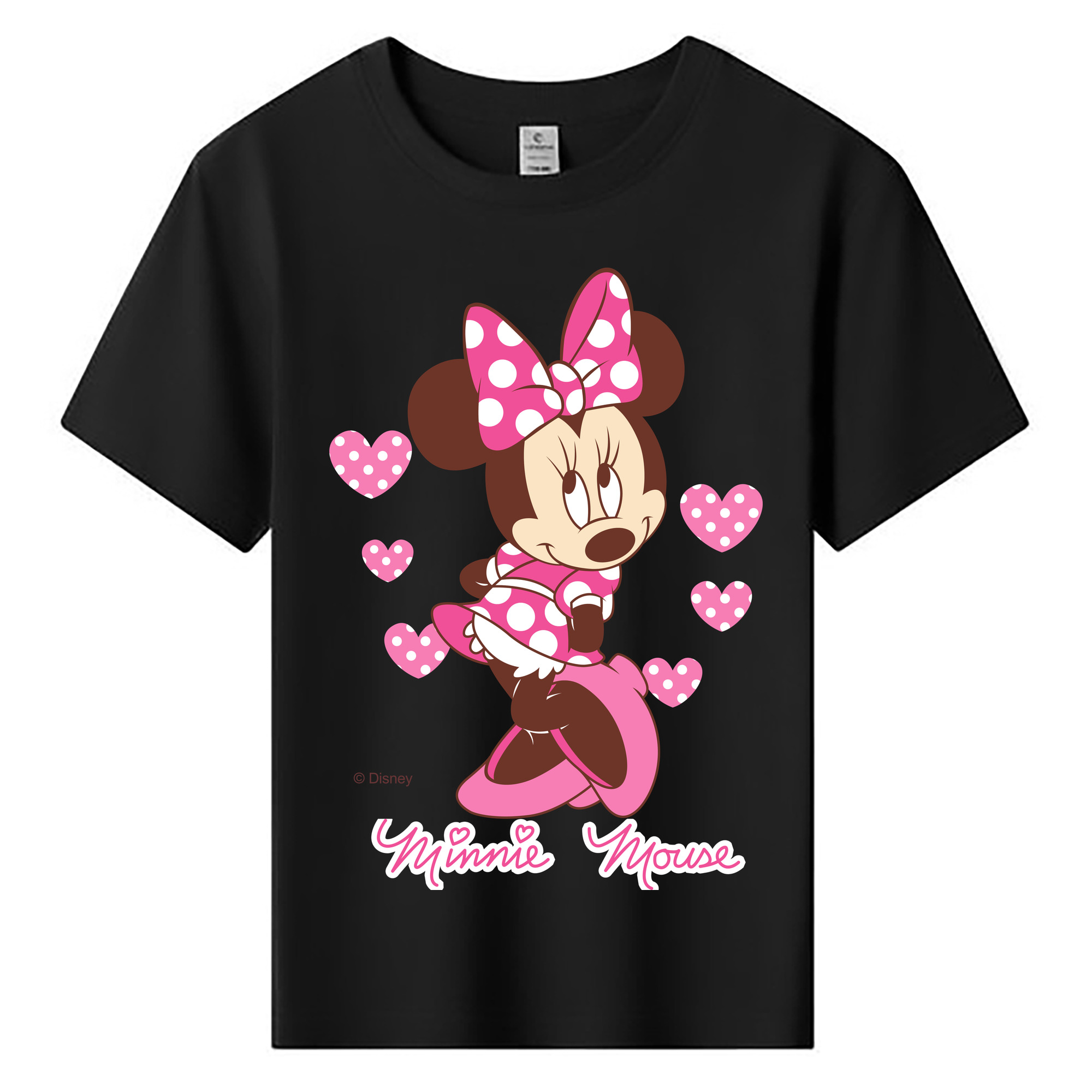 ミッキーマウス Mickey Mouse 綿100％キッズTシャツ（フロントプリント）