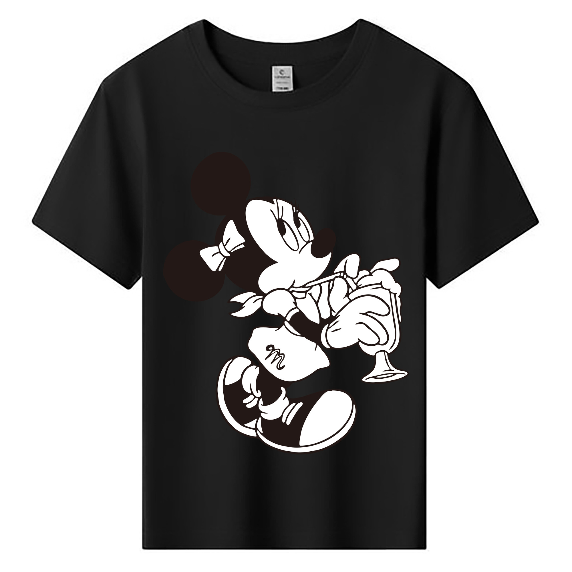 ミッキーマウス Mickey Mouse 綿100％キッズTシャツ（フロントプリント）