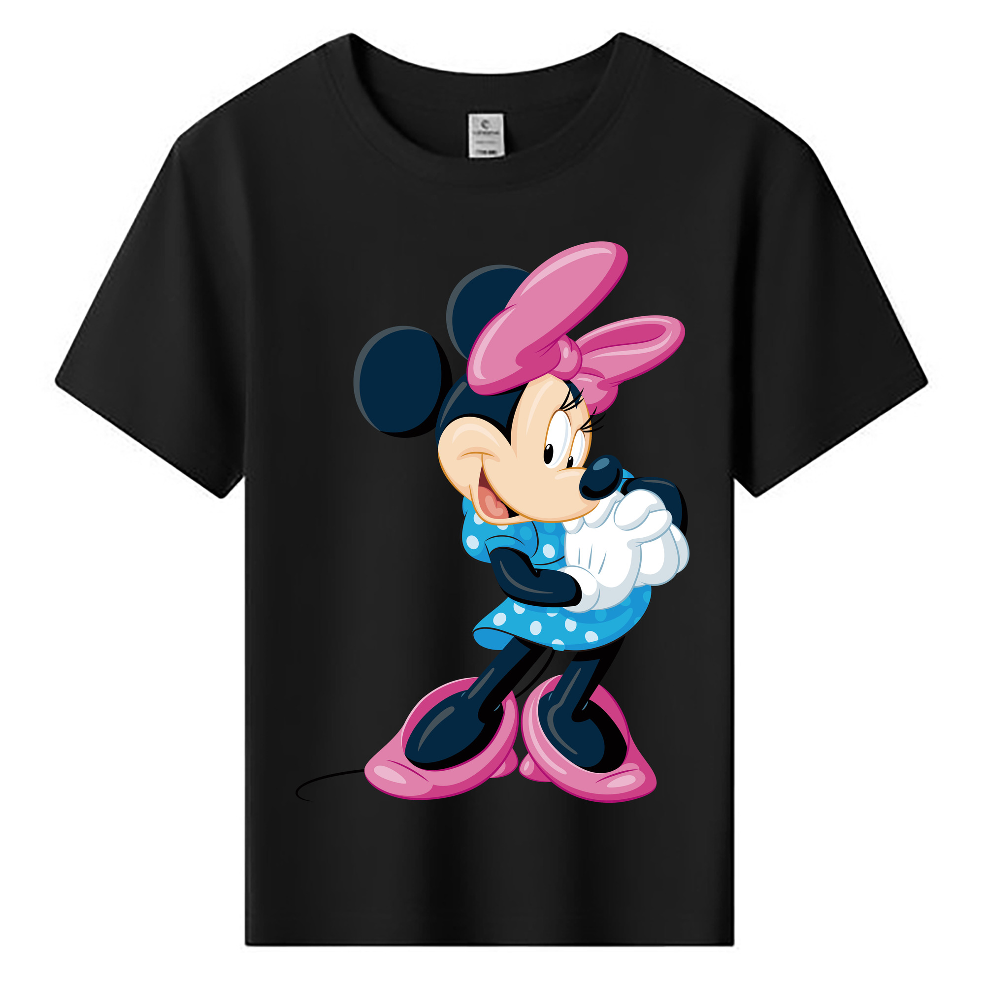 ミッキーマウス Mickey Mouse 綿100％キッズTシャツ（フロントプリント）