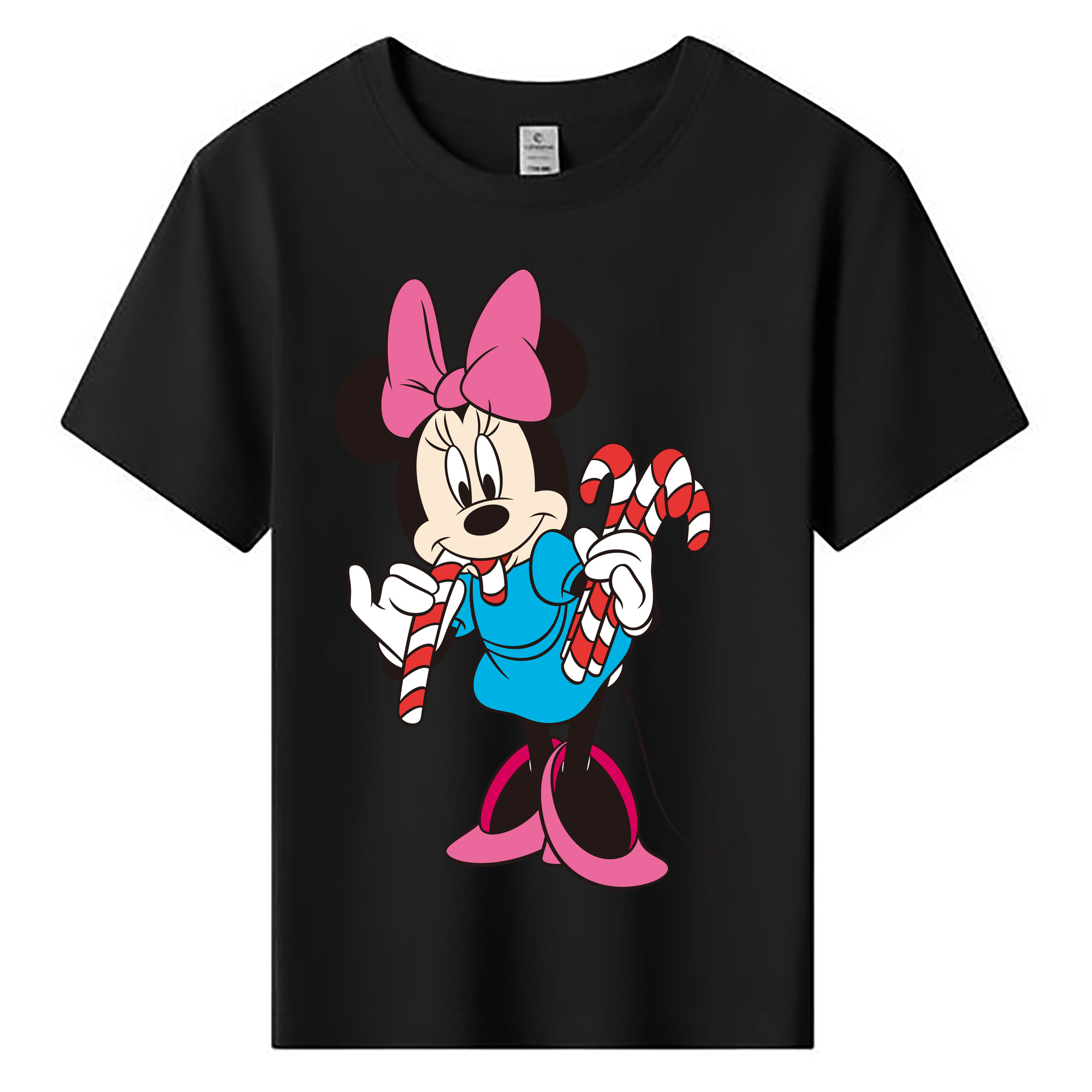 ミッキーマウス Mickey Mouse 綿100％キッズTシャツ（フロントプリント）