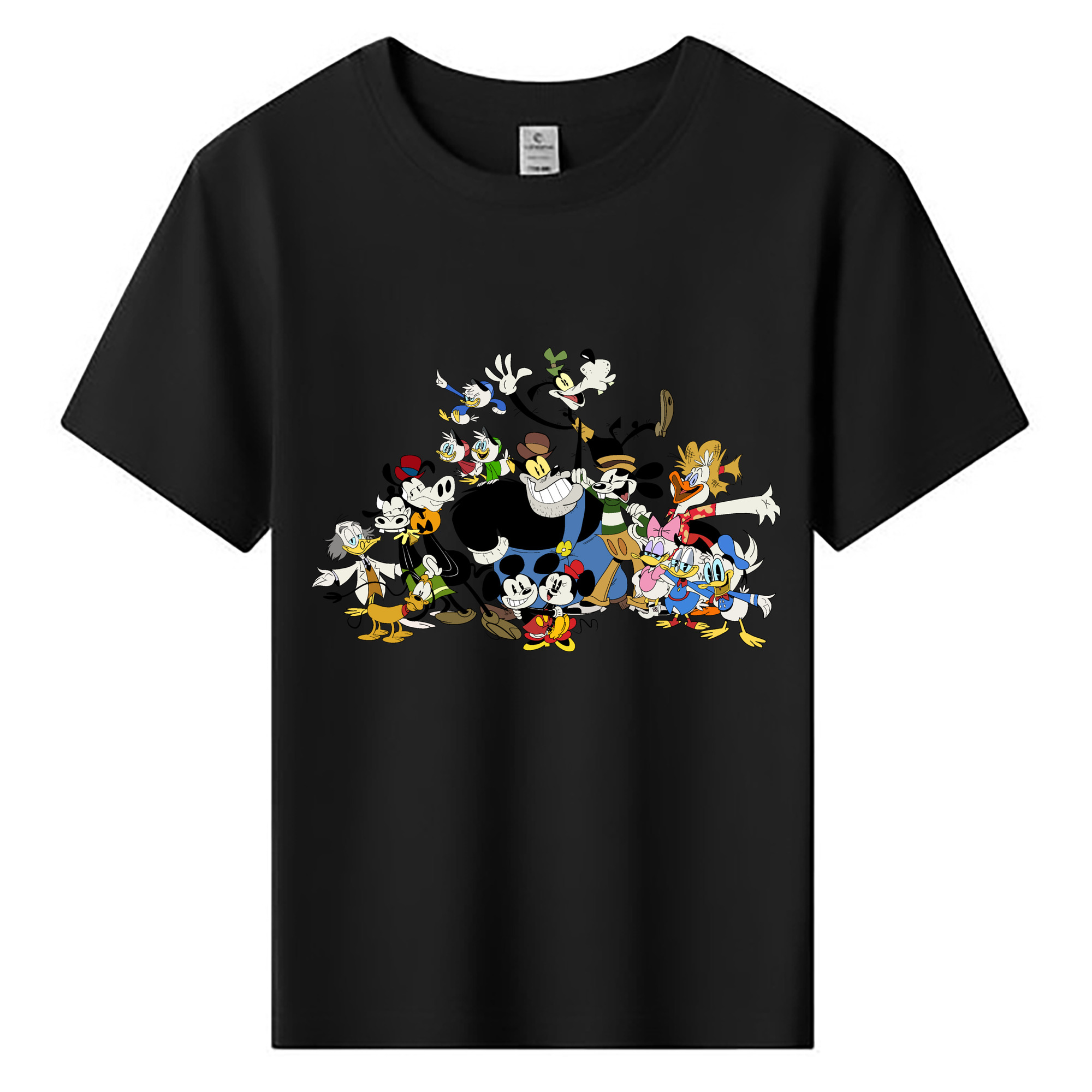 ミッキーマウス Mickey Mouse 綿100％キッズTシャツ（フロントプリント）